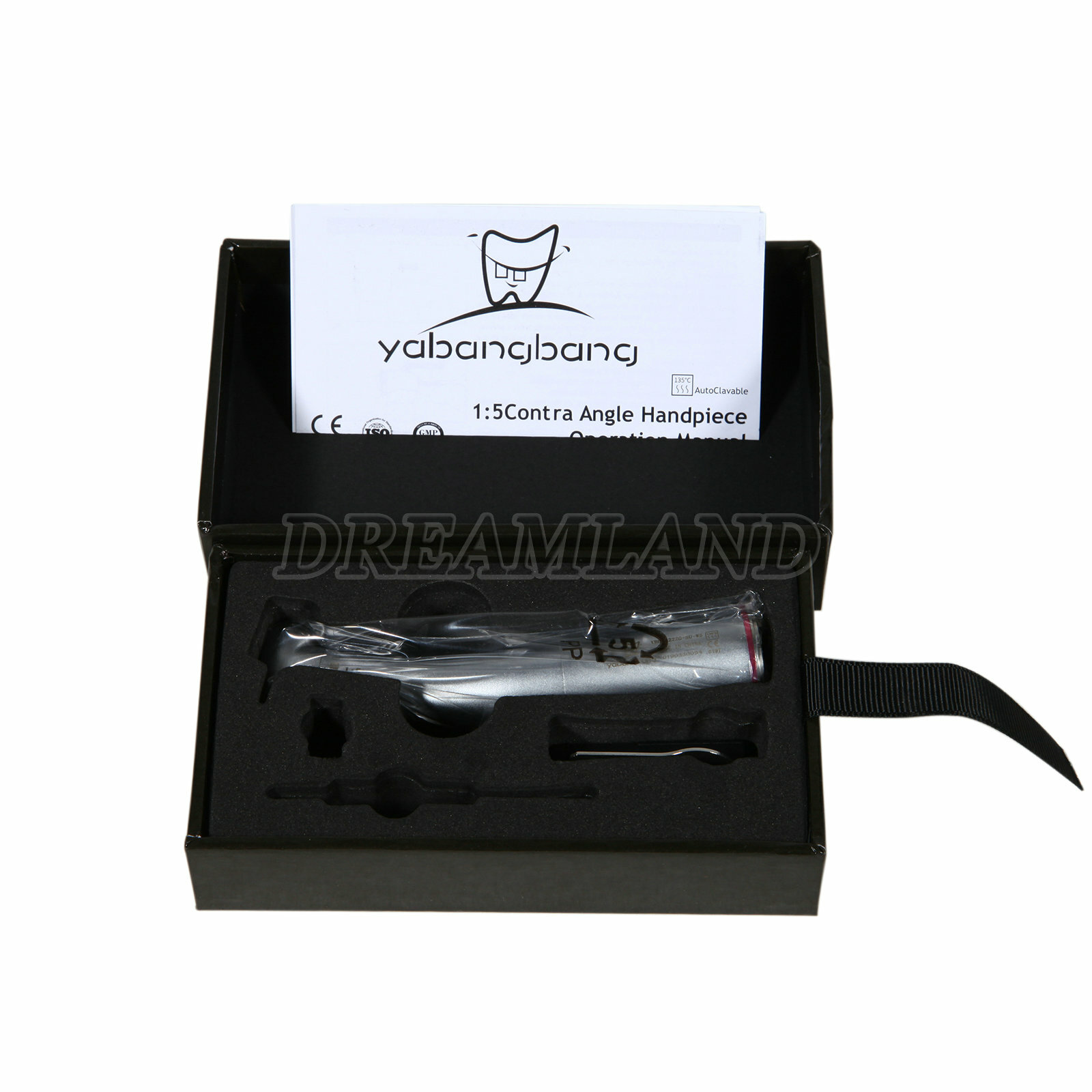 1:5 Increasing LED Dental Inner 4 Spray Contra Angle Handpiece for NSK YBB-W5