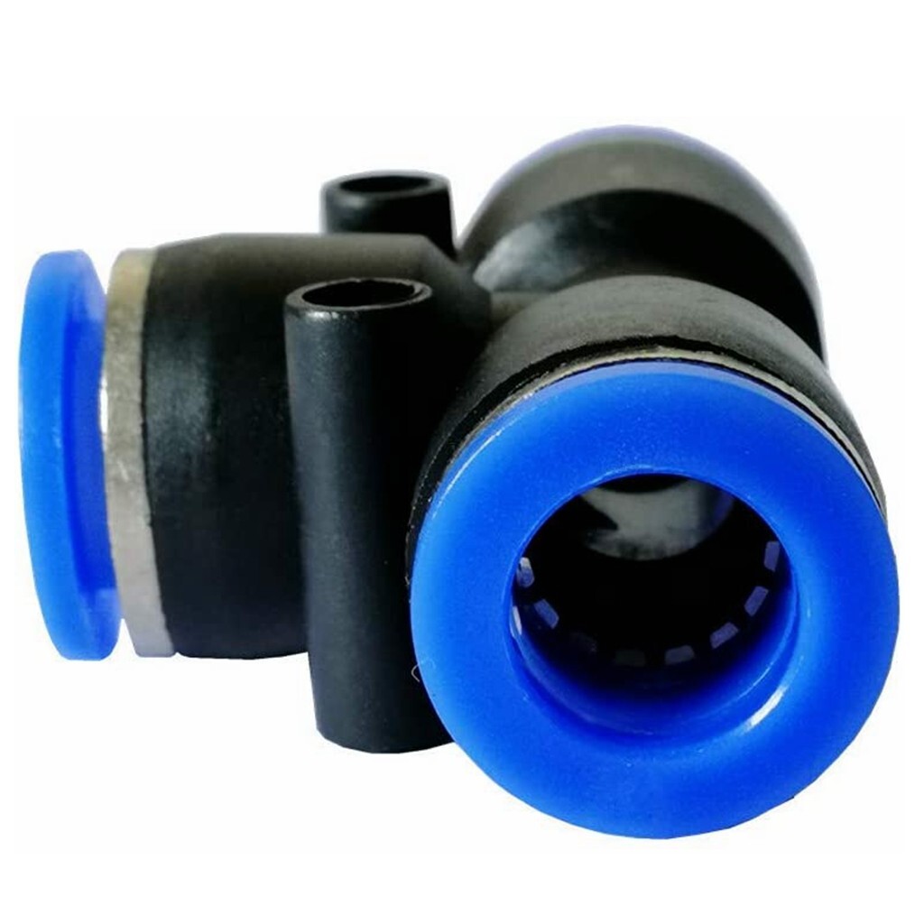 10X Tube 10mm 3/8″ Tee Union Pneumatic Push Connector Air Line Fittings A468