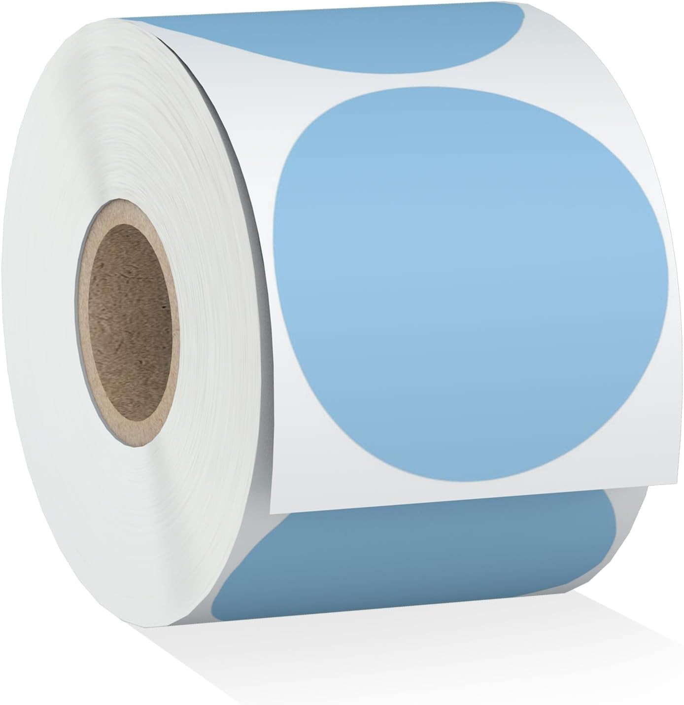 2″ 750 Labels Circle Direct Thermal Stickers Labels Roll Compatible Wi
