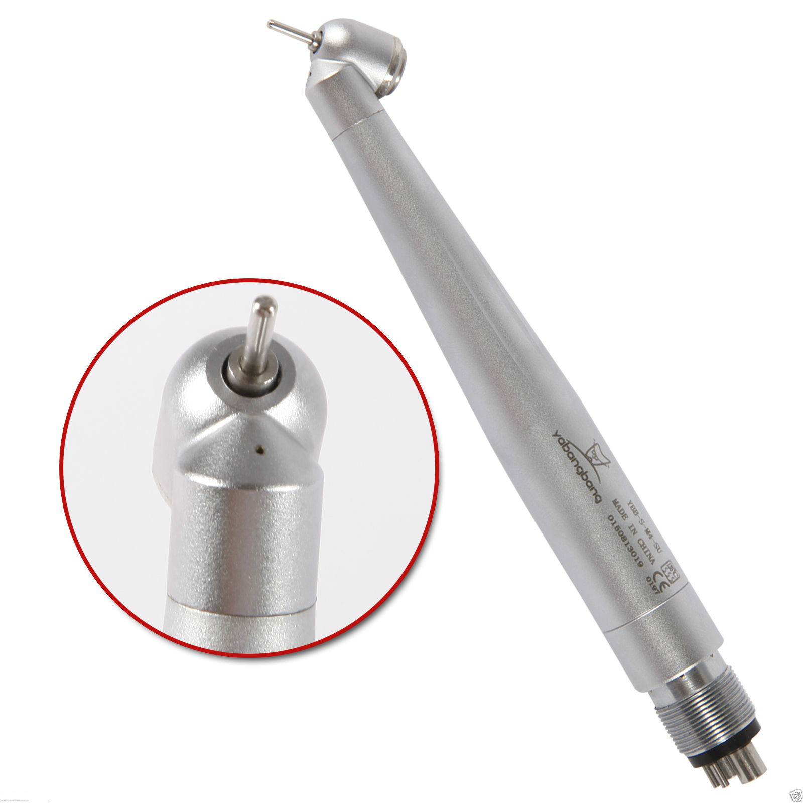 Dental 45 Degree 45° Angle head surgical high speed handpiece push button WCA4
