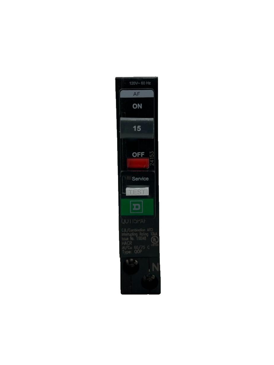(10) New Square D QO115PAF Combination Circuit Breaker AFCI 15A 1P 120V