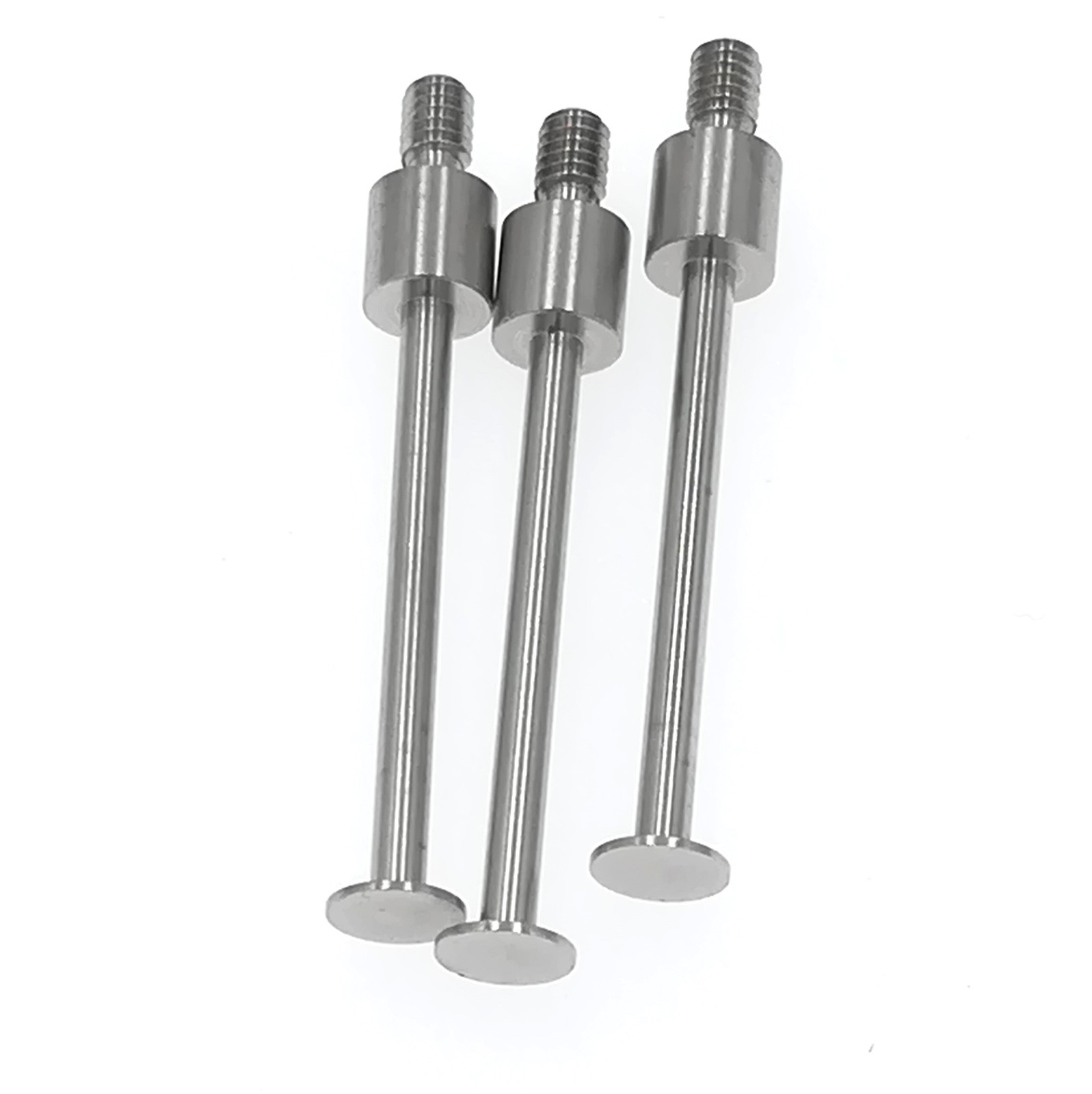 3PCS Flat Contact Point for Fowler Mitutoyo Inch Indicator Depth Gauges 4-48 UNF