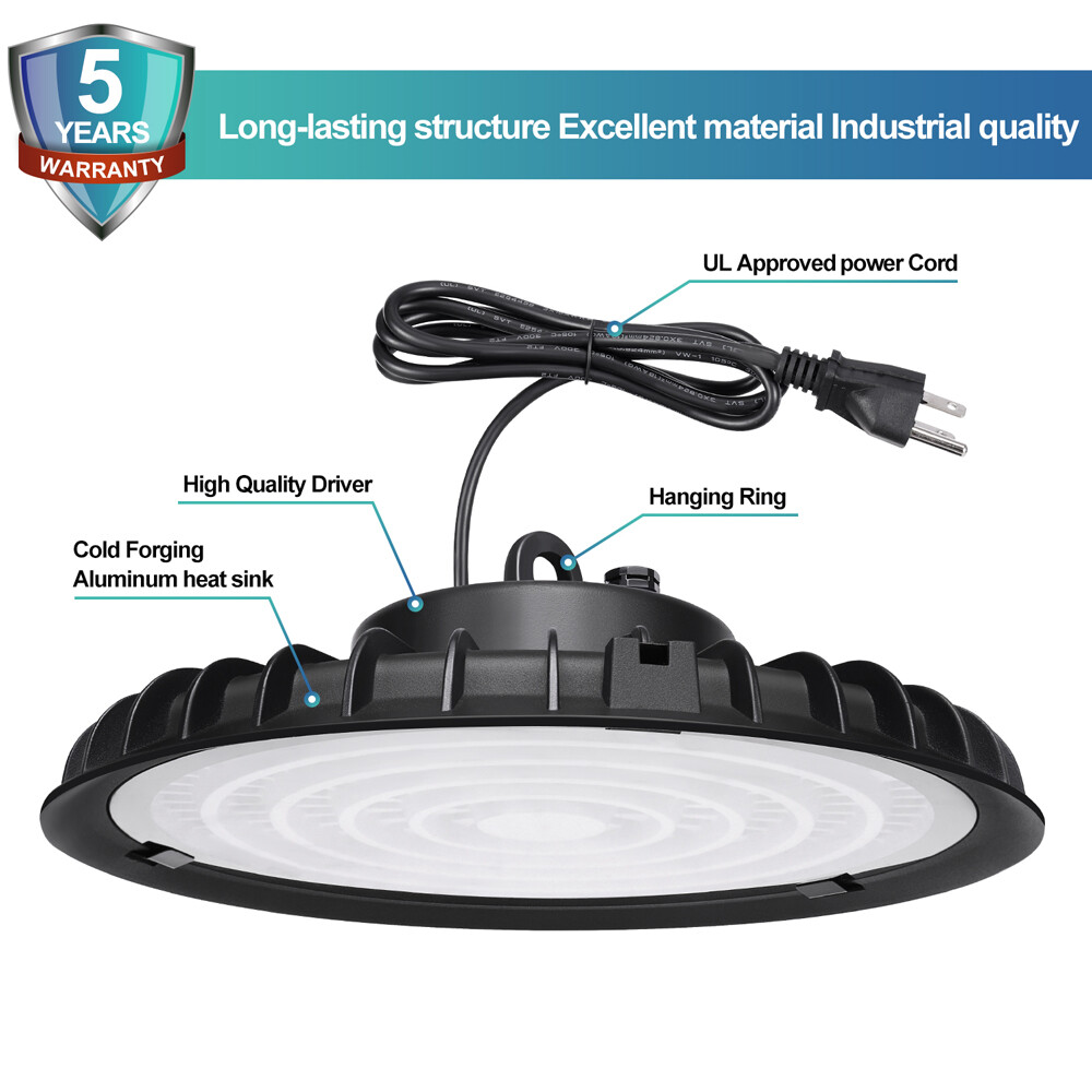 100W Led UFO High Bay Light Industrial Commercial Factory Warehouse Shop Light