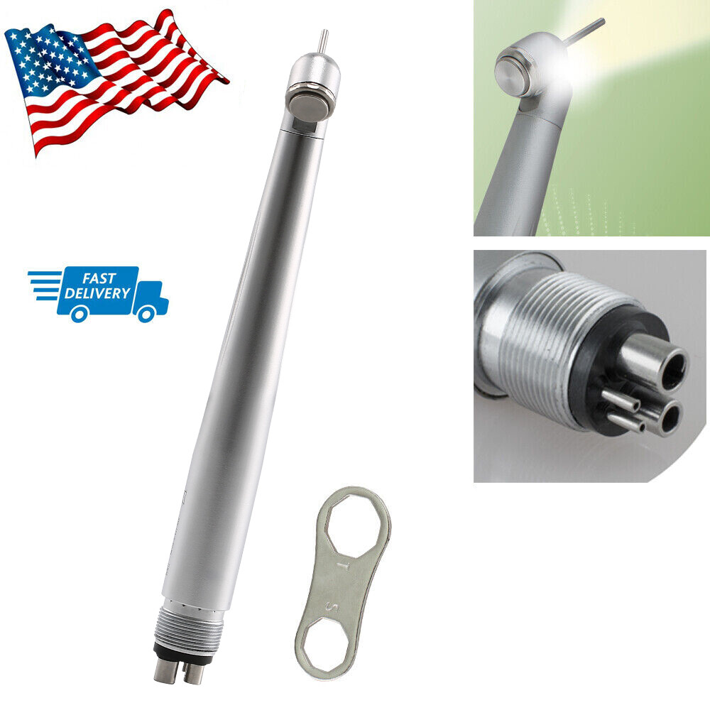 X450 M4 LED Light Single Spray Dental Surgical Handpiece High Speed Air Turbine