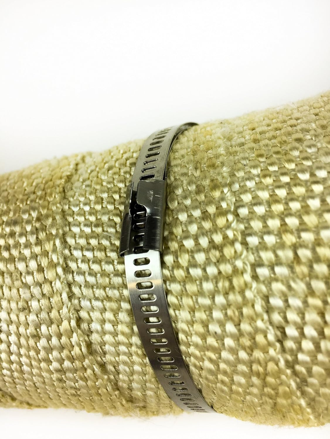 10 Pack Secure 14″ Long Stainless Steel Positive Locking Zip Ties Heat Resistant