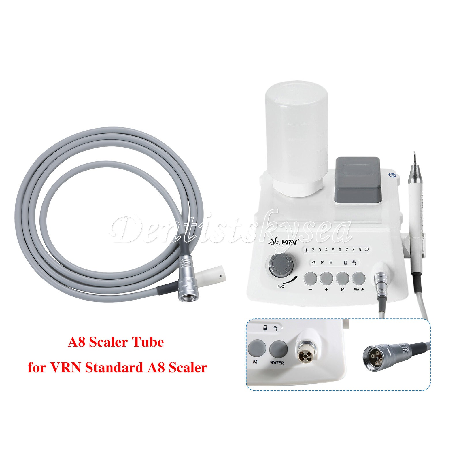 VRN LED Dental Ultrasonic Piezo Scaler Handpiece Bottle Tips Fit EMS Woodpecker