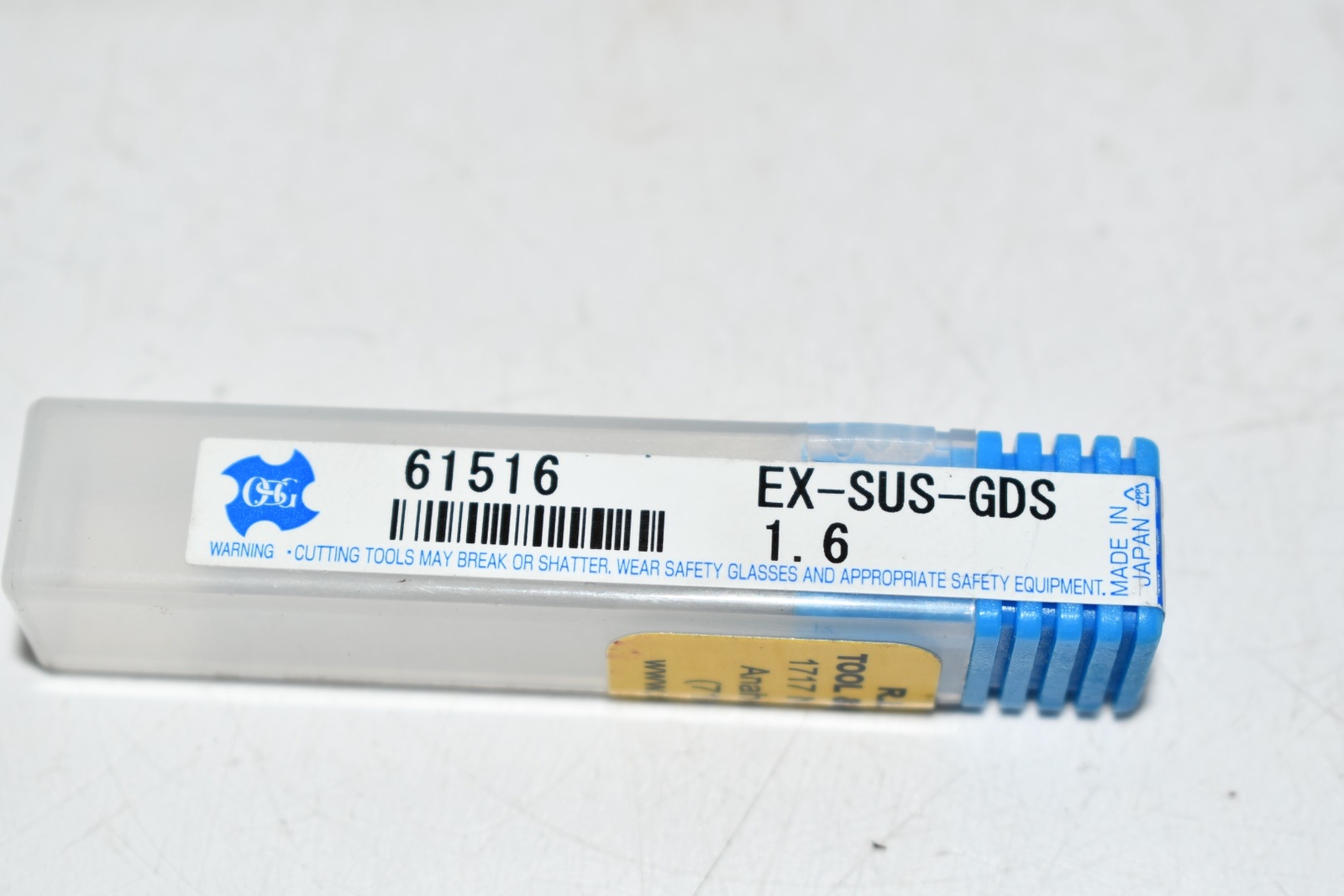 NEW OSG 61516 Screw Machine Drill Bit, 1.60 mm Size, 140 Degrees Point Angle, Hi