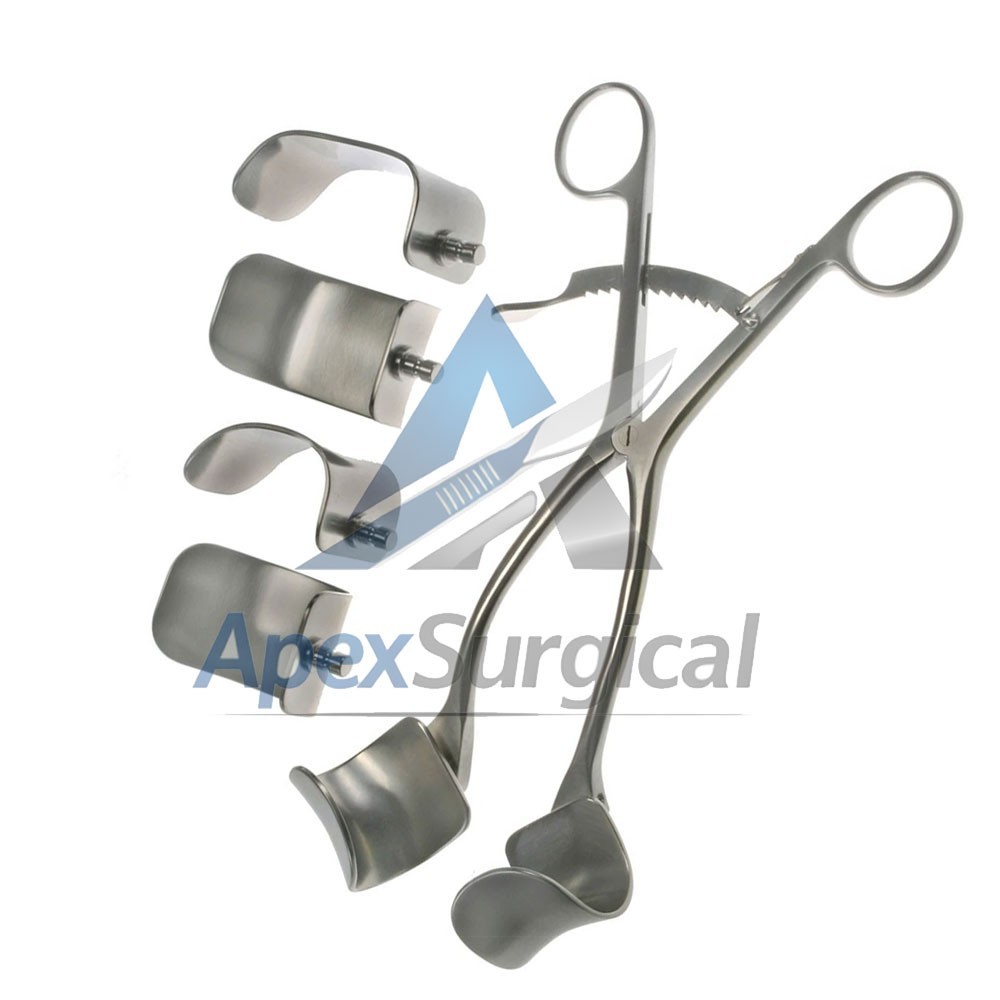 Kolbel Retractor Complete Set With 6 Blades,German Surgical Orthopedic Retractor