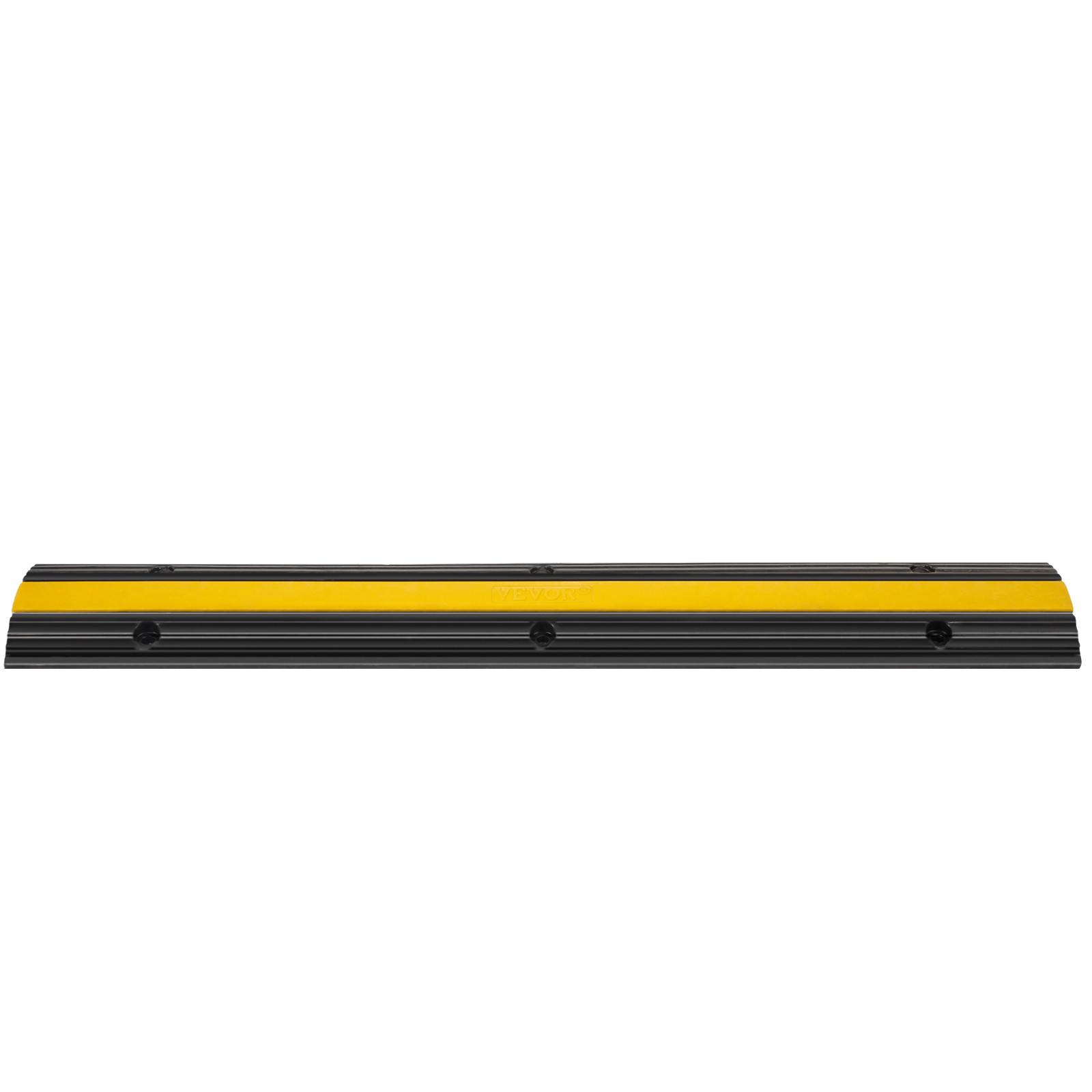 VEVOR 4 Pcs Speed Bumps 1 Channel Wire Hose 22000lbs Cable Protector Ramp