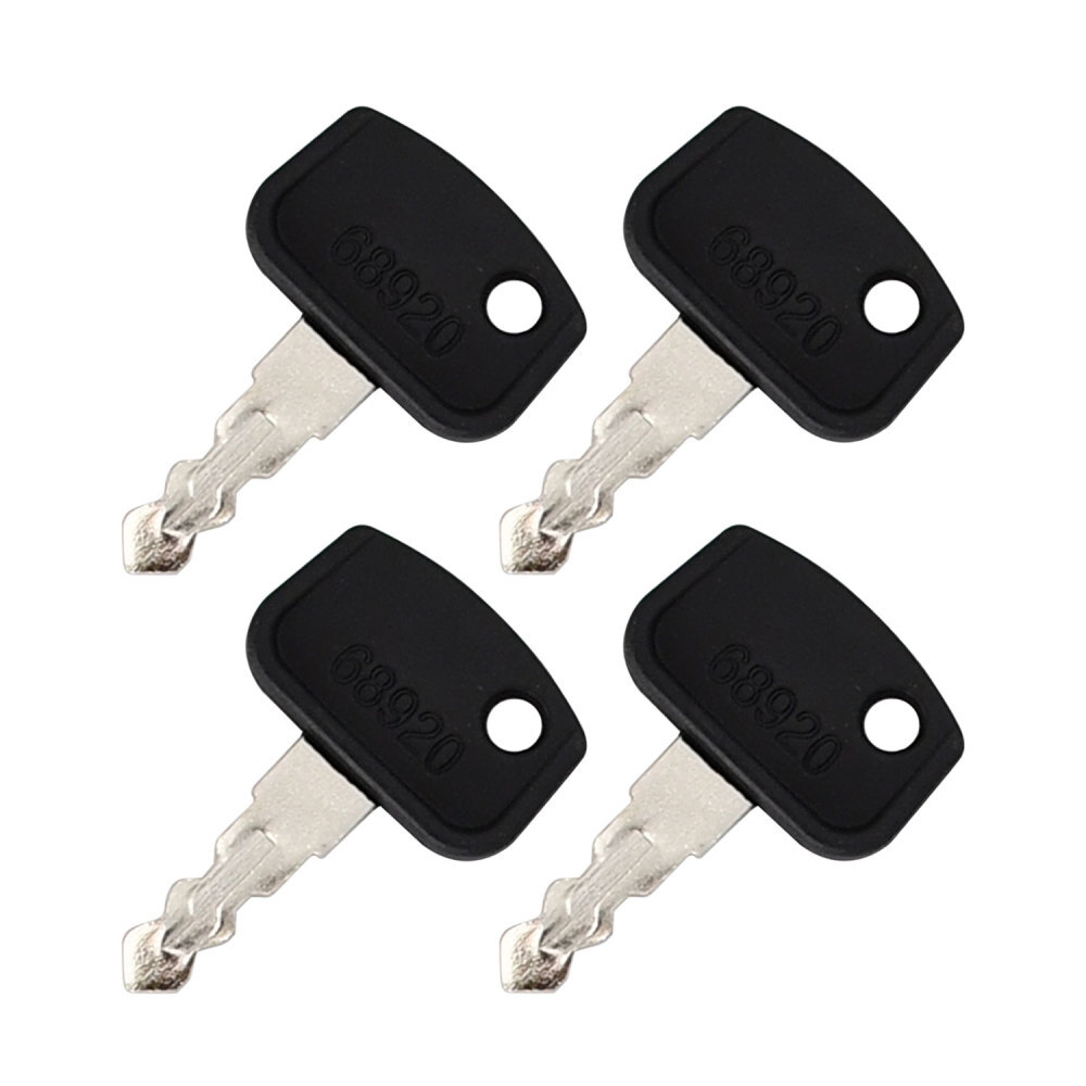 4PCS Ignition Keys For Kubota Keys 68920 RTV 500 900 1140 Tractor Ignition Keys