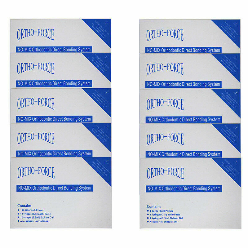 Orthodontic Dental NO-MIX Direct Bonding System Orthodontic Paste+Prime Bomaoer