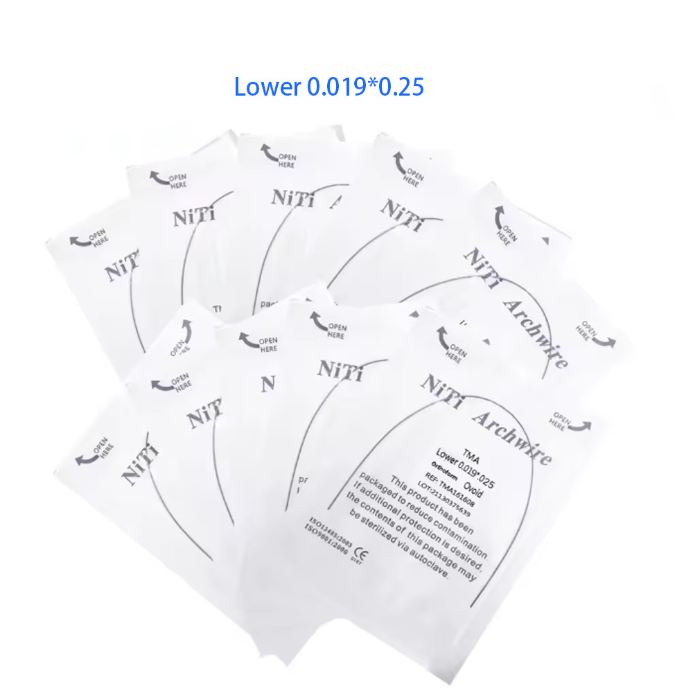 Dental Orthodontic TMA Beta Ti-Mo Arch Wires Ovoid Rectangular 1pc/pack