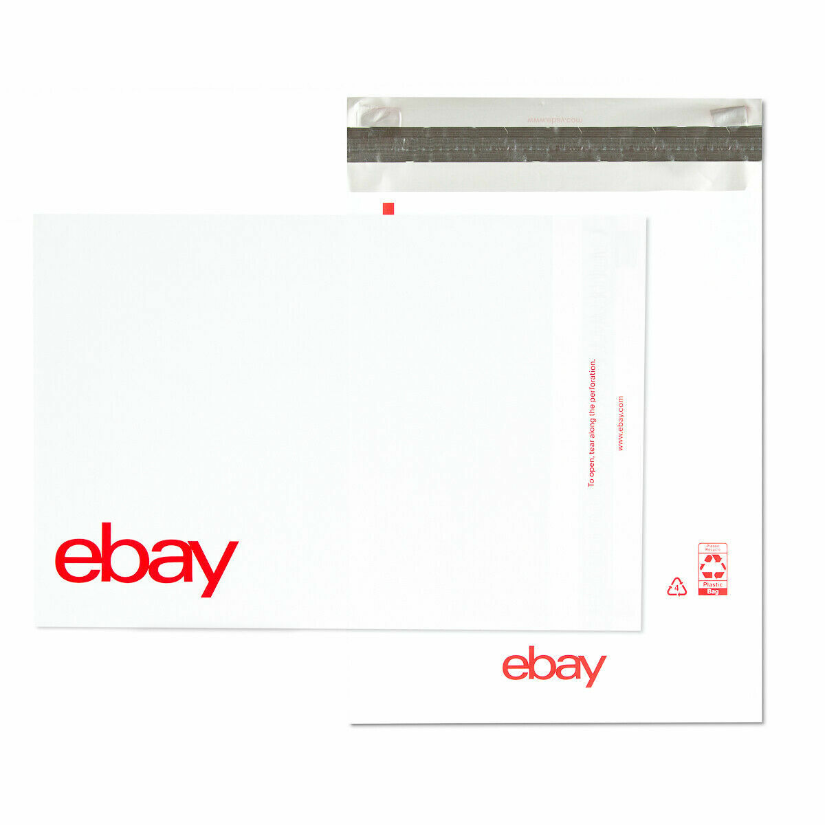 23 NEW eBay-Branded Polymailer Red Green & Blue 9″ x 11.5″ (No Padding