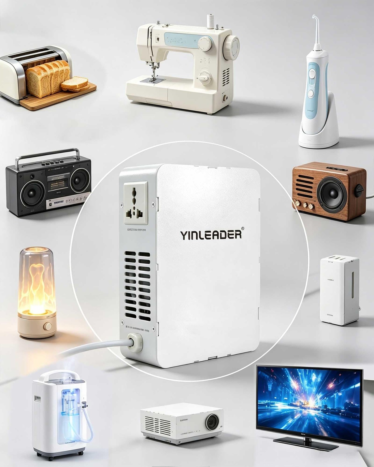 Yinleader Voltage Converter 120V to 240V OR 110V to 220V Step Up Transformer …