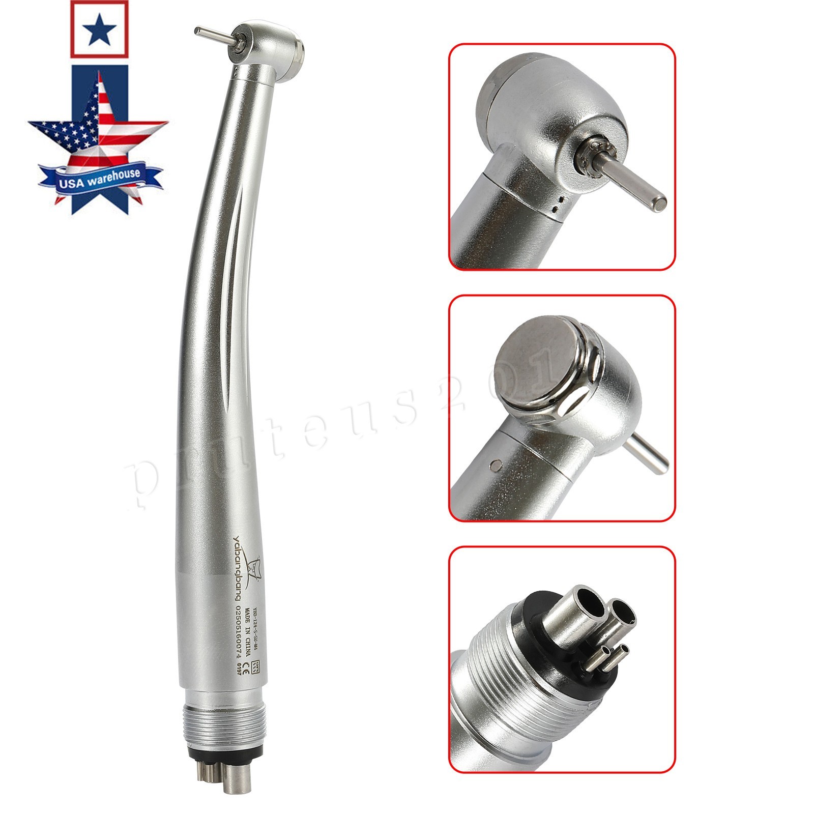 NSK Style Dental Mini Small Head High Speed Handpiece 4 Holes Paediatric Pedo
