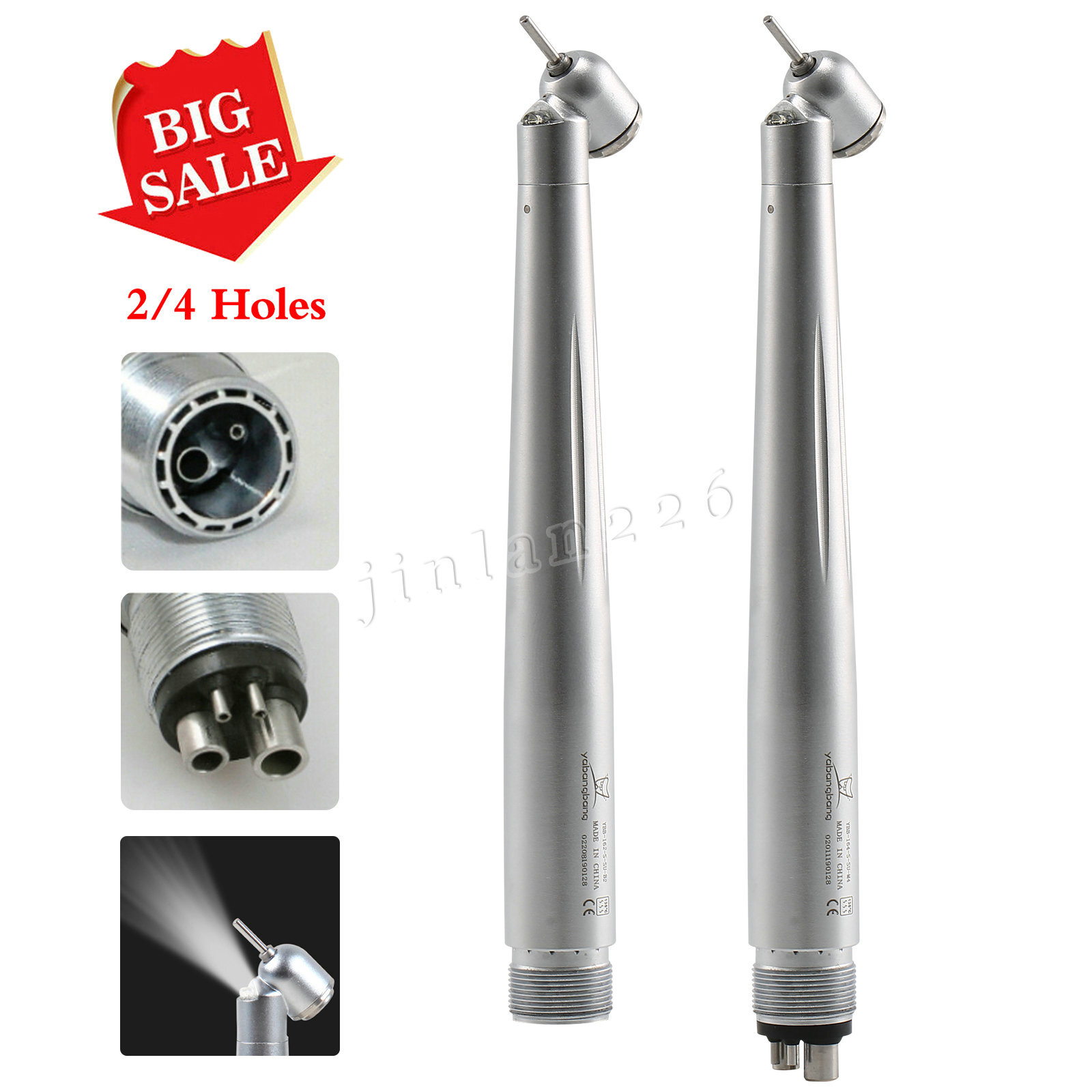 Dental 45°LED Fiber Optic Surgical 1:4.2 Increasing Hi-Speed Handpiece Fit NSK