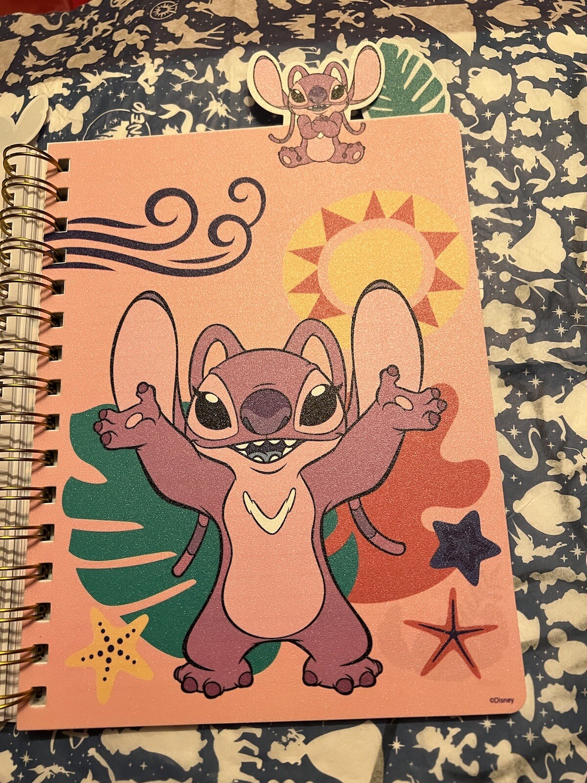Stitch Journal Soft Plastic Cover with Tabs Aloha 96 Ruled Page