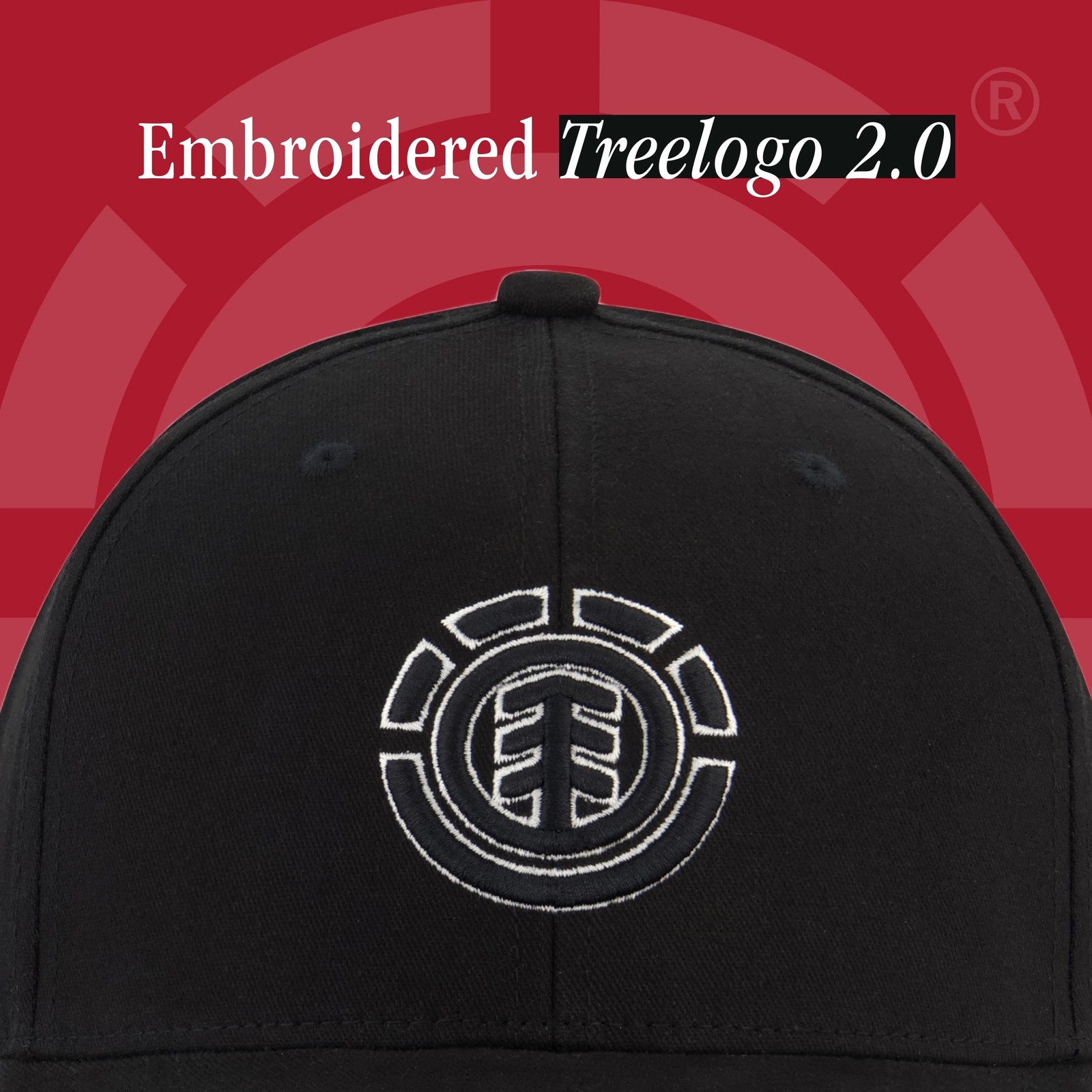 Element Unisex-Adult Element Baseball Hat, Adult Flex Fit Active Sport Cap wi…