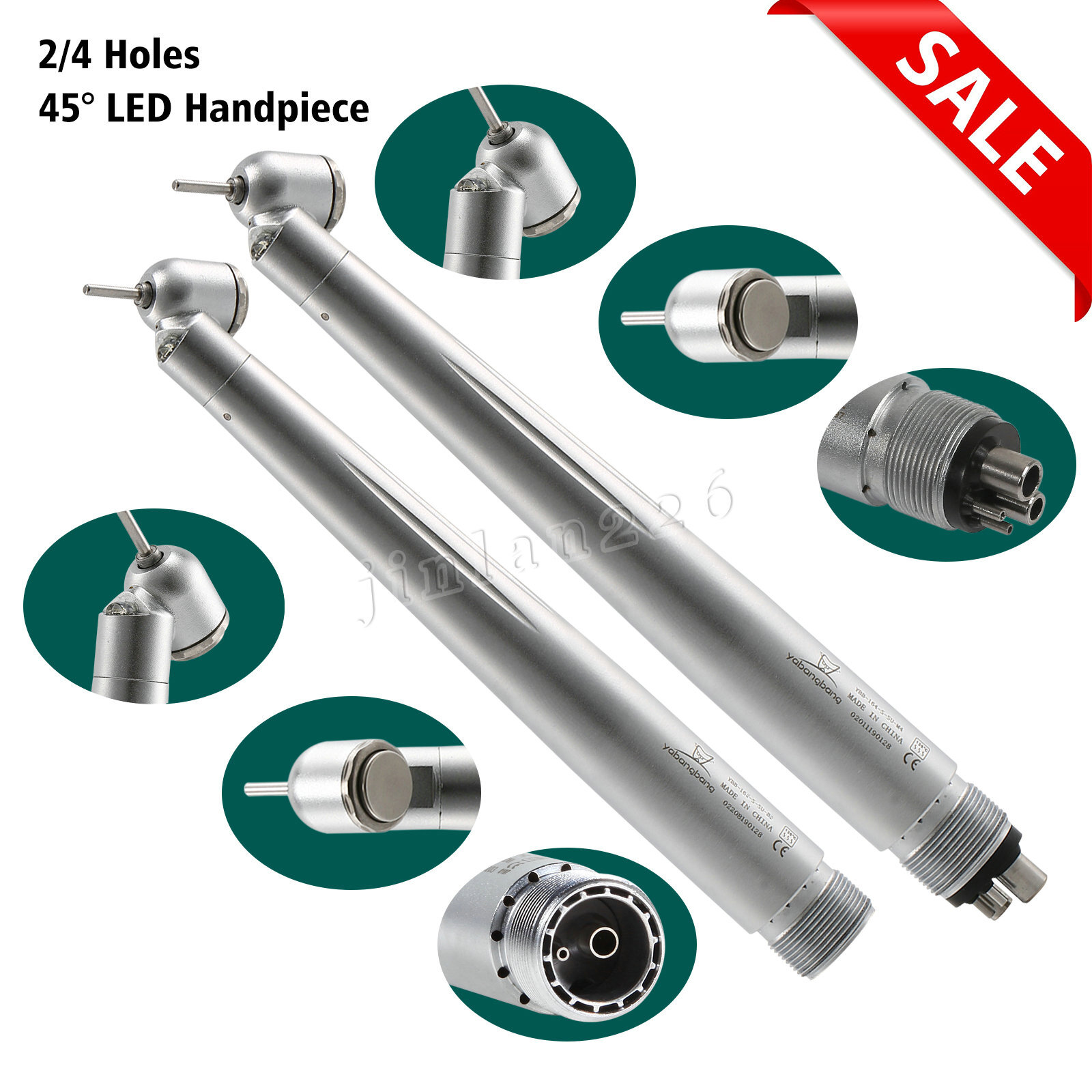 Dental 45°LED Fiber Optic Surgical 1:4.2 Increasing Hi-Speed Handpiece Fit NSK