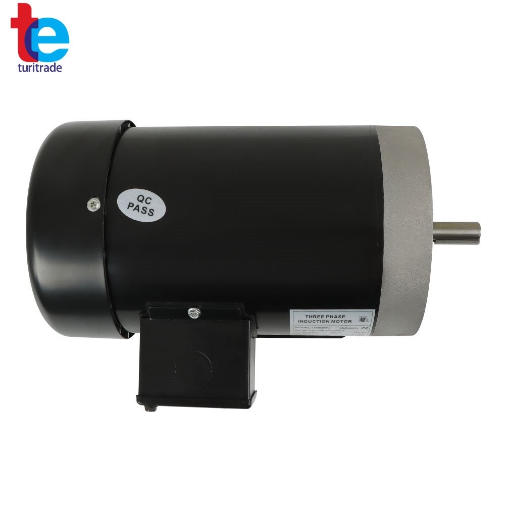 3 HP General Purpose Electric Motor 3 Phase 56C Frame 3450 RPM TEFC 230/460V