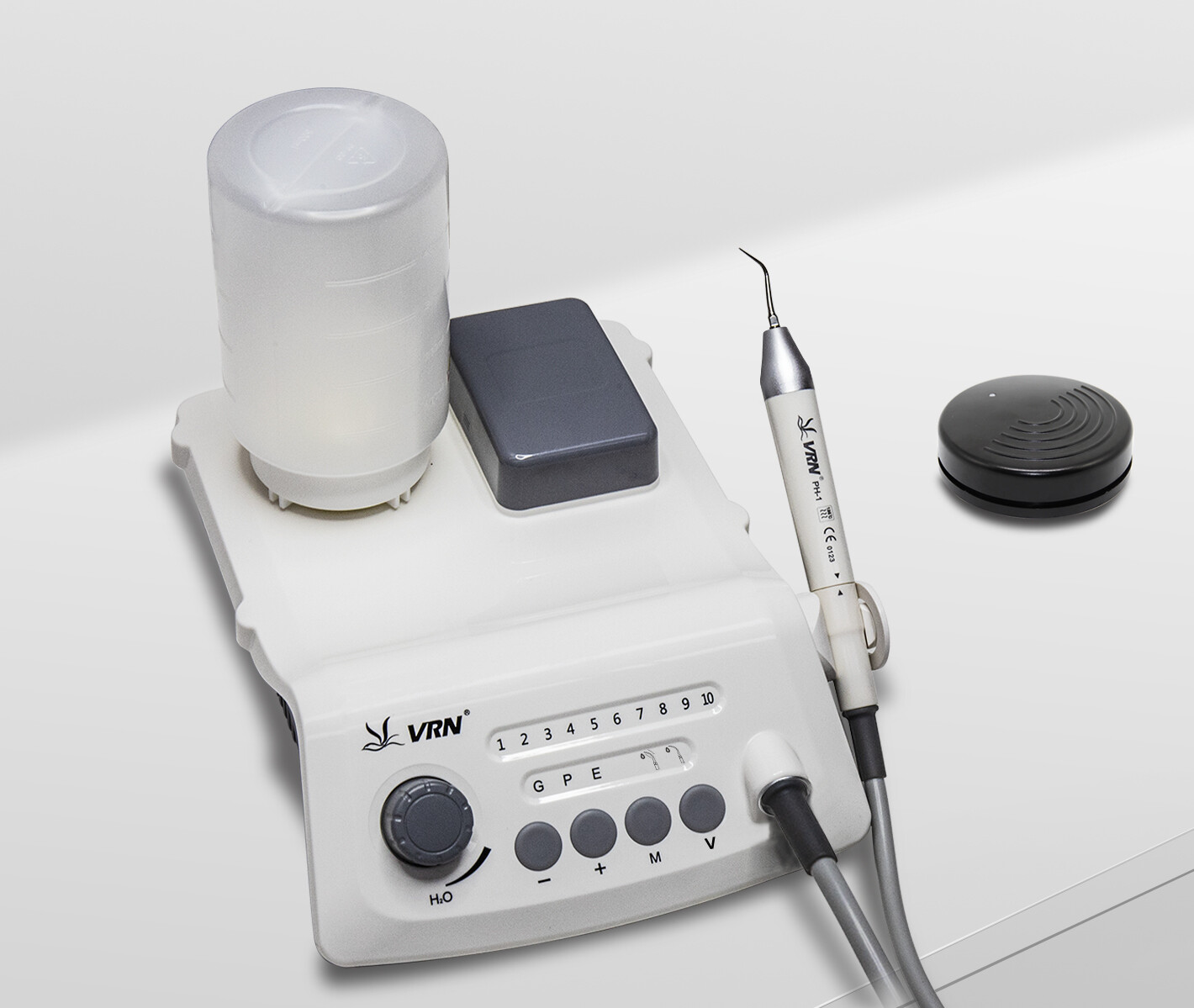USA Dental Ultrasonic Scaler fit EMS Cavitron + LED Handpiece+Tips+Bottle VRN-A8
