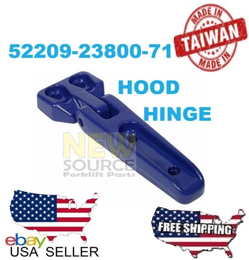 52209-23800-71 HOOD HINGE BLUE FOR TOYOTA FORKLIFTS 5 SERIES TAIWAN