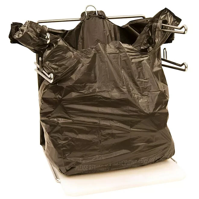 Black T-Shirt Carryout Bags, 11.5″ x 6.5″ x 22″ 1000 ct.