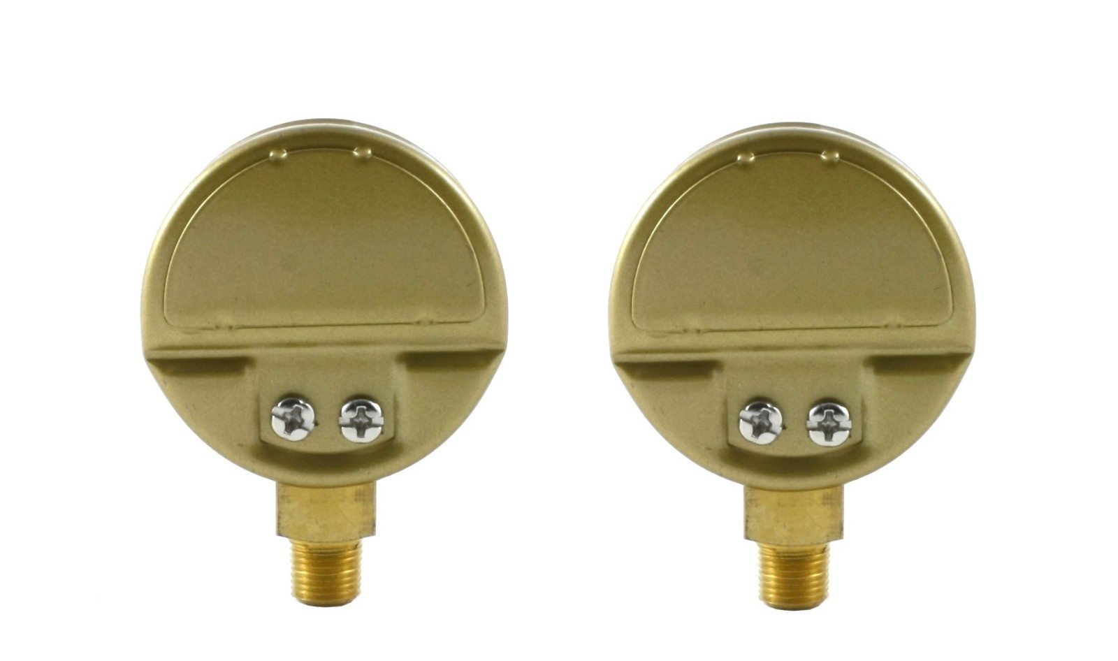 Pair of Gauges for Oxygen Regulator – Low & High – 2 inches – 1/8″ NPT Thread