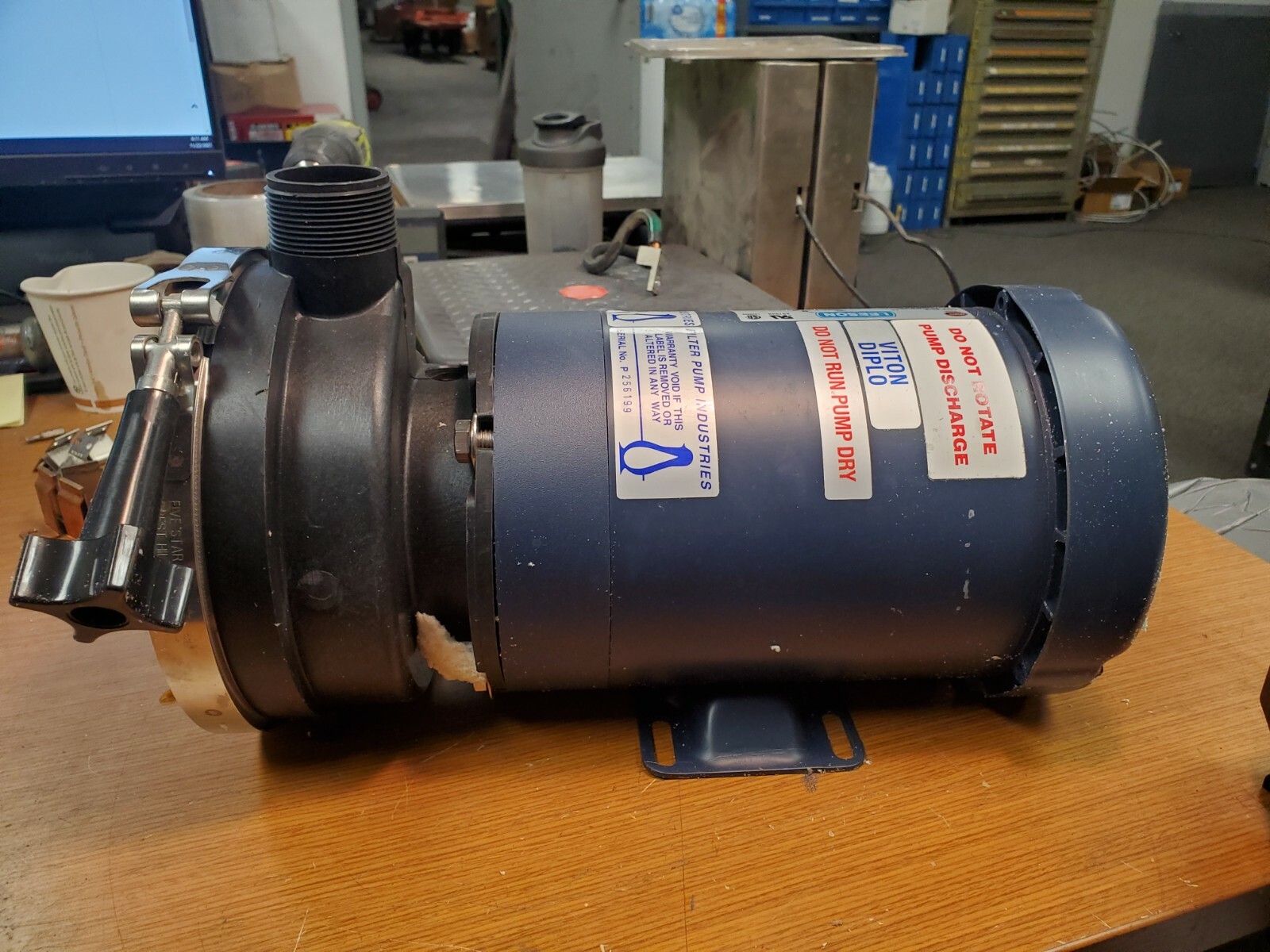 ? NEW FILTER PUMP INDUSTRIES 2 HP DIRECT DRIVE CENTRIFUGAL PUMP 2″ x 1 1/2″