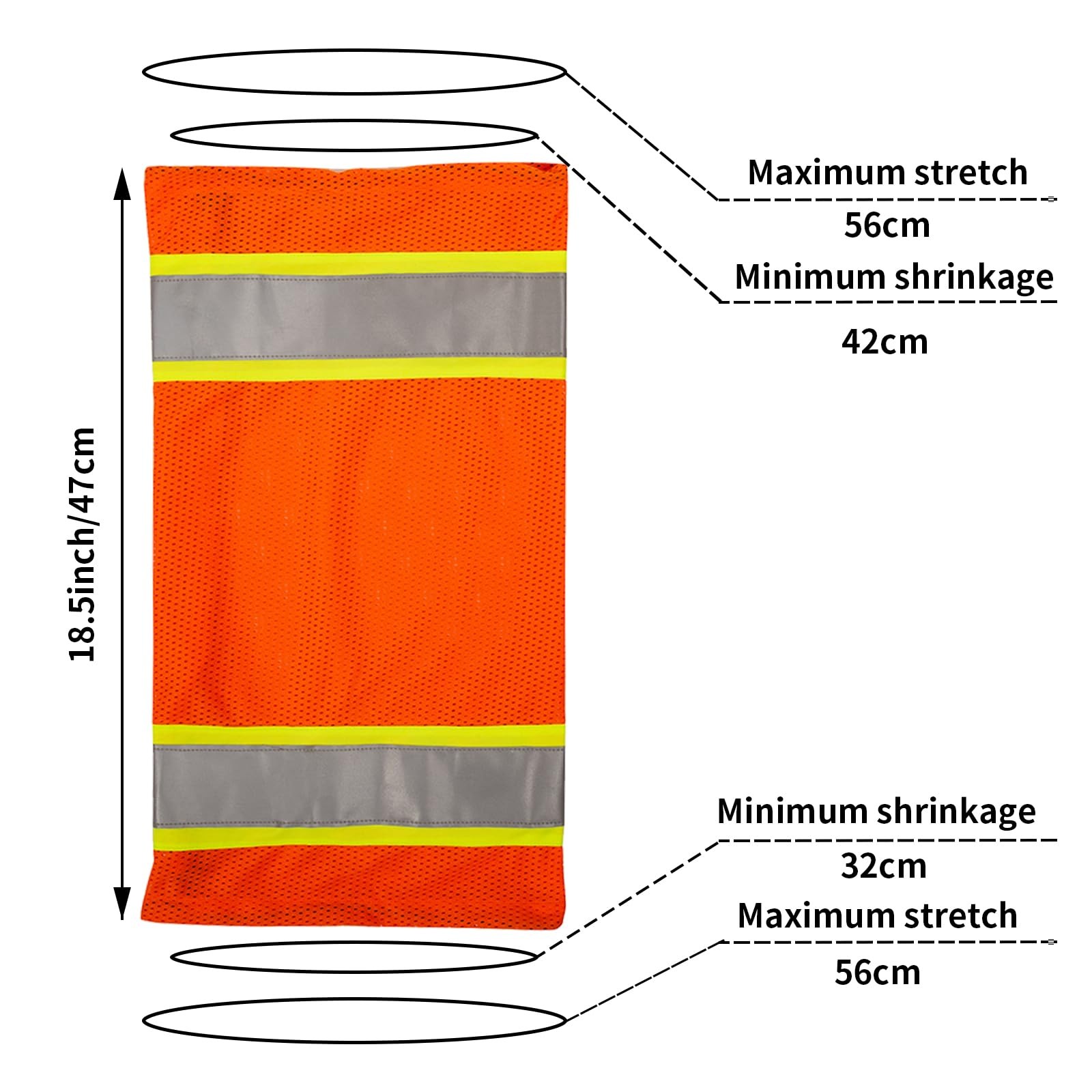 High Visibility Reflective Unisex-adult Work Leg GaiterHi Vis Reflective Clas…