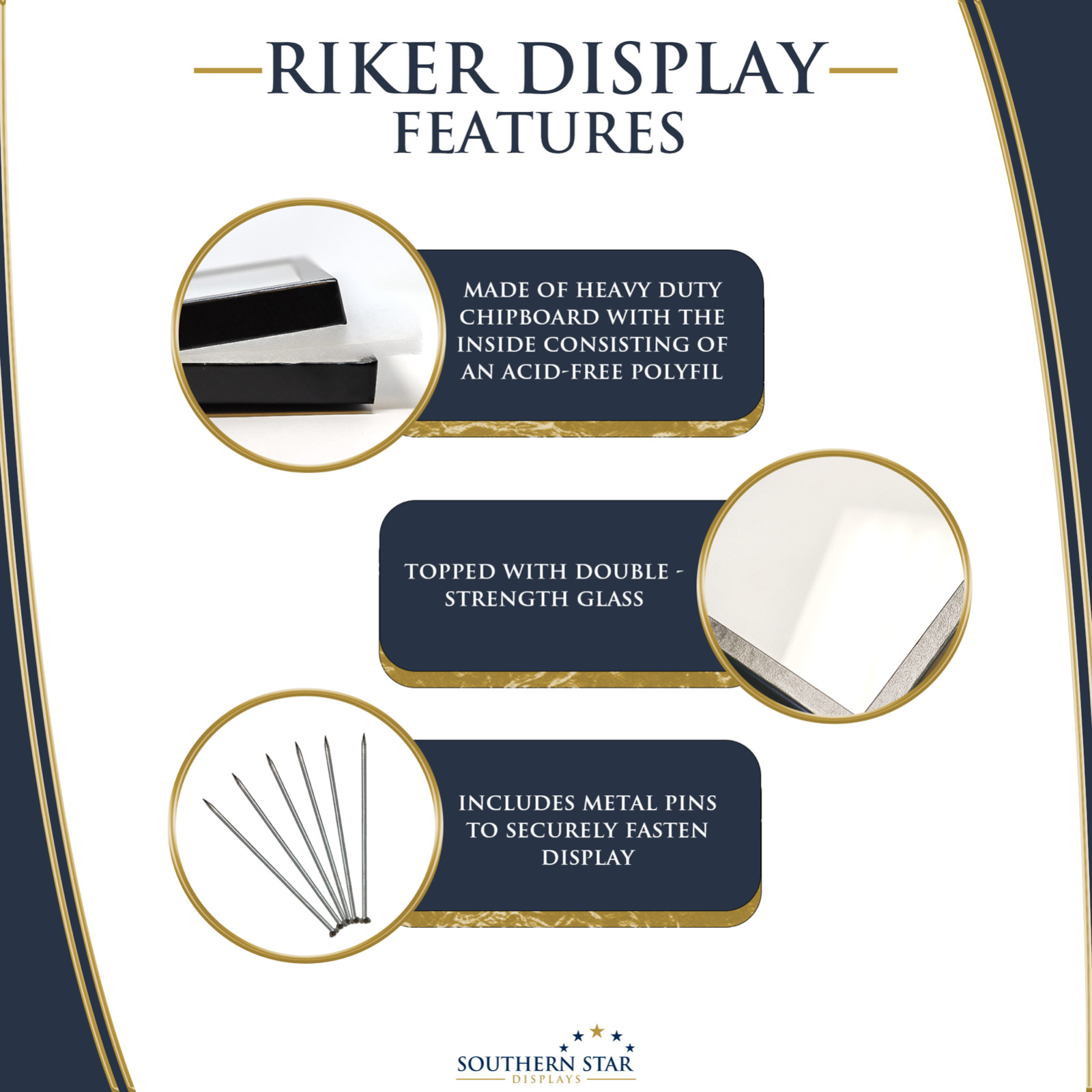 6 Pack of 4 x 5 x 3/4 Riker Display Cases Box for Collectibles Jewelry & More