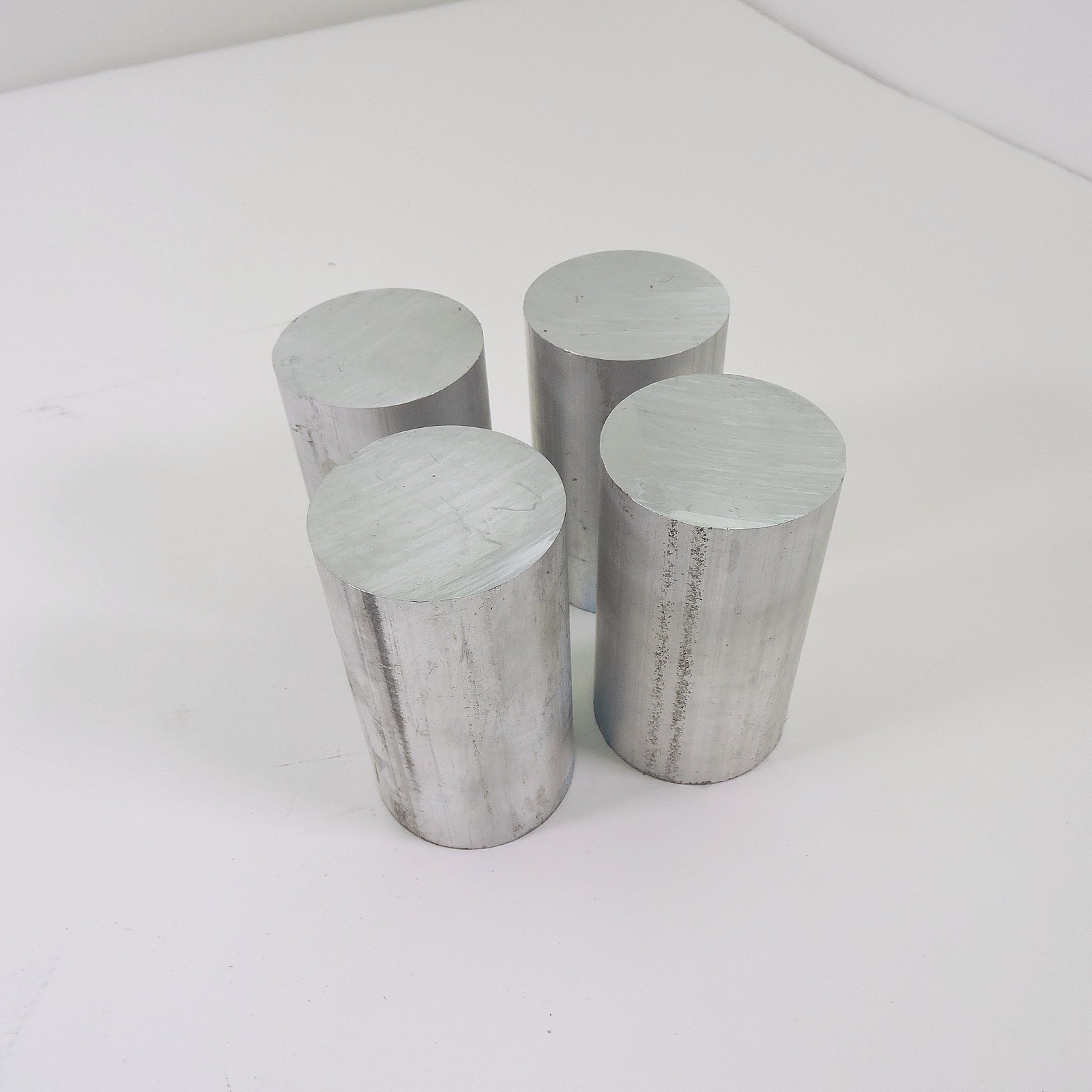 2.5 Diameter Aluminum Round Bar 6061 T6511 Length 2 inches QTY 4 SKU9045