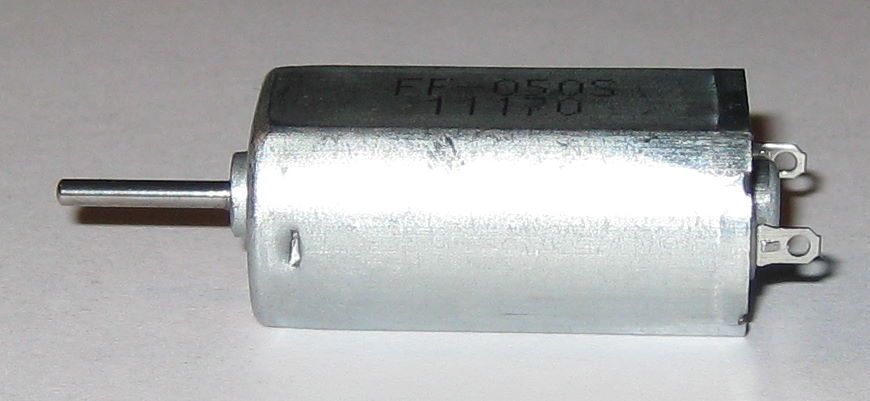 FF-050S Electric DC Motor – 7 VDC – 8500 RPM – 1.5 mm Shaft Diameter