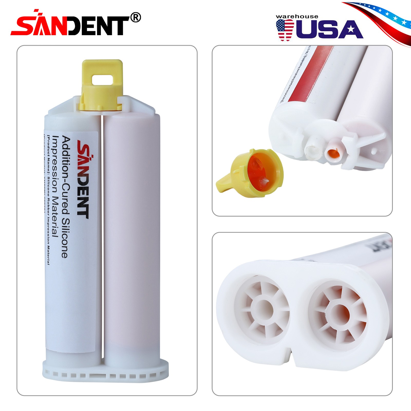 10*NSK Style Dental Low Slow Speed Contra Angle 4Hole Air Motor Handpiece Silver