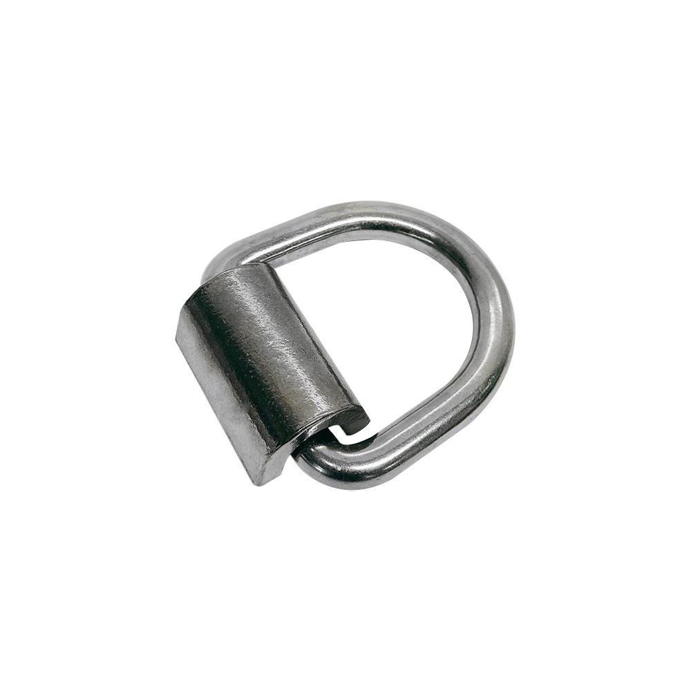 SS T316 D-Ring Lashing Ring Tie Down Anchor 1/2″ for Safe and Secure Hauling,4Pc