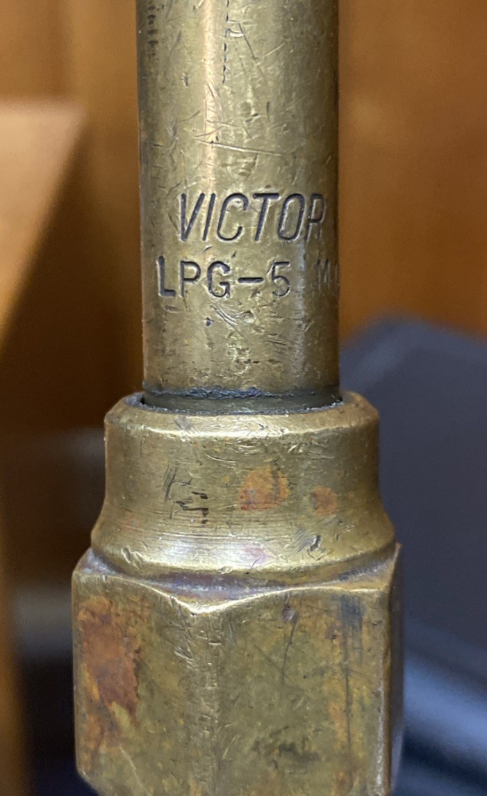Victor Vintage Rosebud Oxy-fuel Torch LPG-5 Min TWNO-5