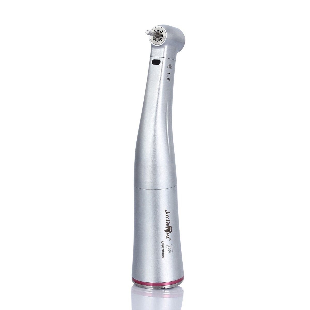 Dental 1:5 Increasing Fiber Optic LED Contra Angle Handpiece Fit Micro Motor
