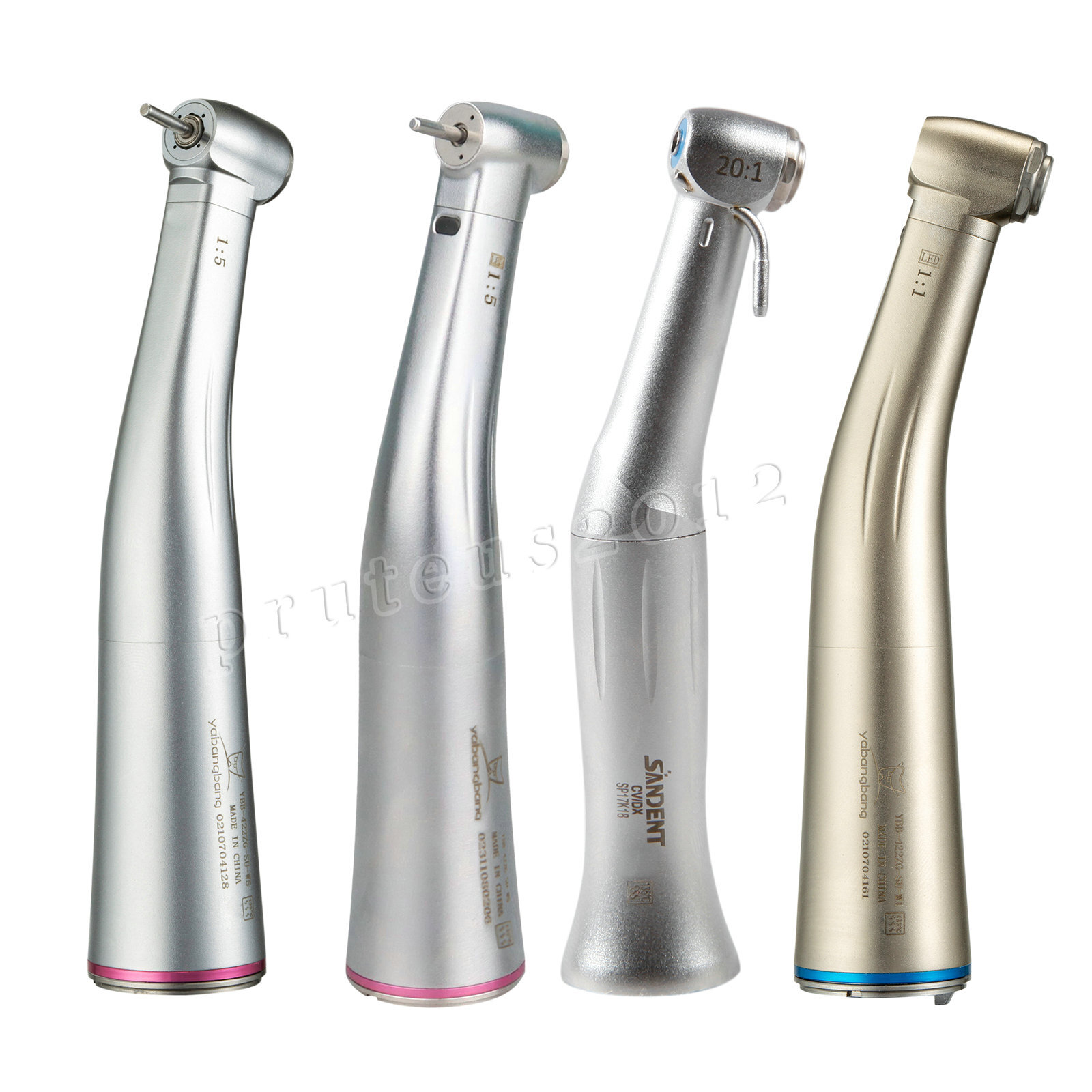 NSK Estilo Dental 20:1 1:5 1:1 LED Contra Angulo Baja Velocidad Pieza de Mano US