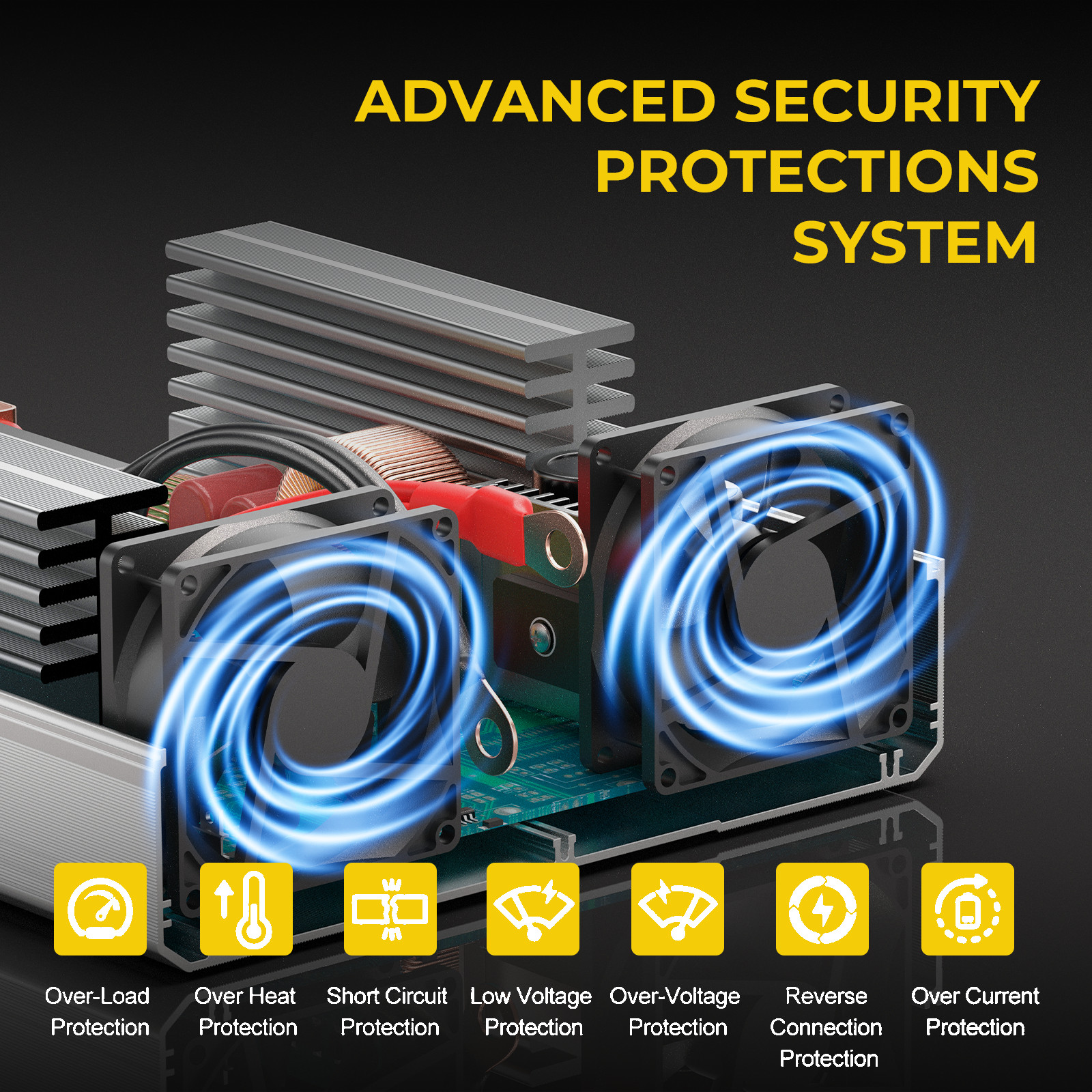 1500W Peak 3000W off-grid system for water pump LCD and Pure Sine Wave Inverter