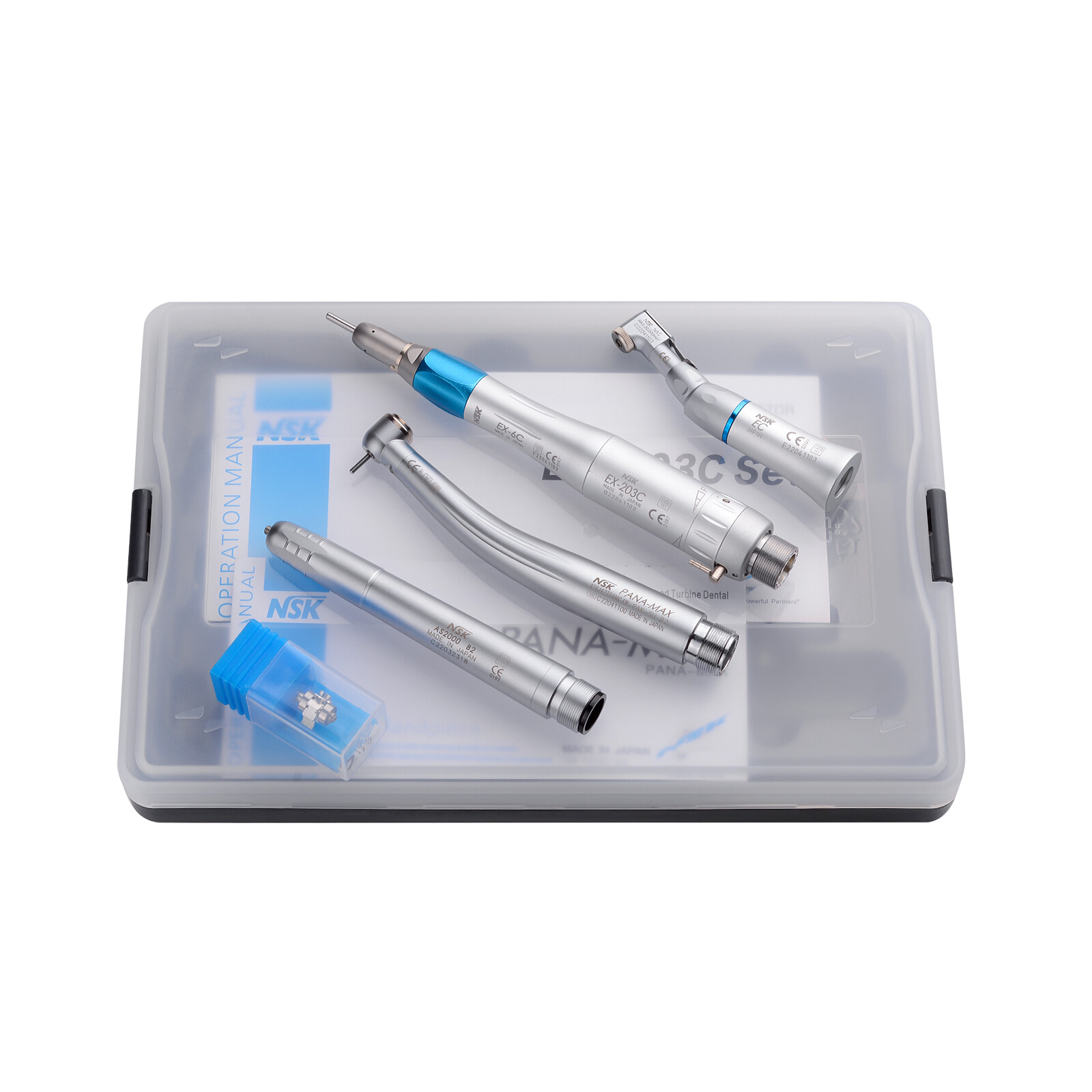 Dental LED PANA MAX High Speed Handpiece+Air Scaler+Low Speed EX203C 2H