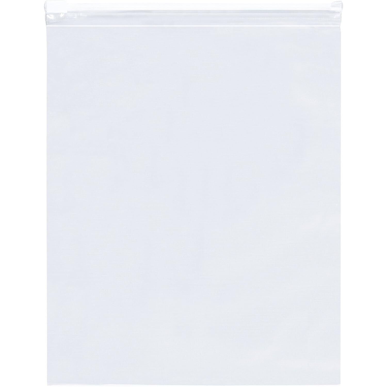 8″ x 10″ Reclosable LDPE Clear Slide Seal Poly Bags 2.75 mil (250 Count)