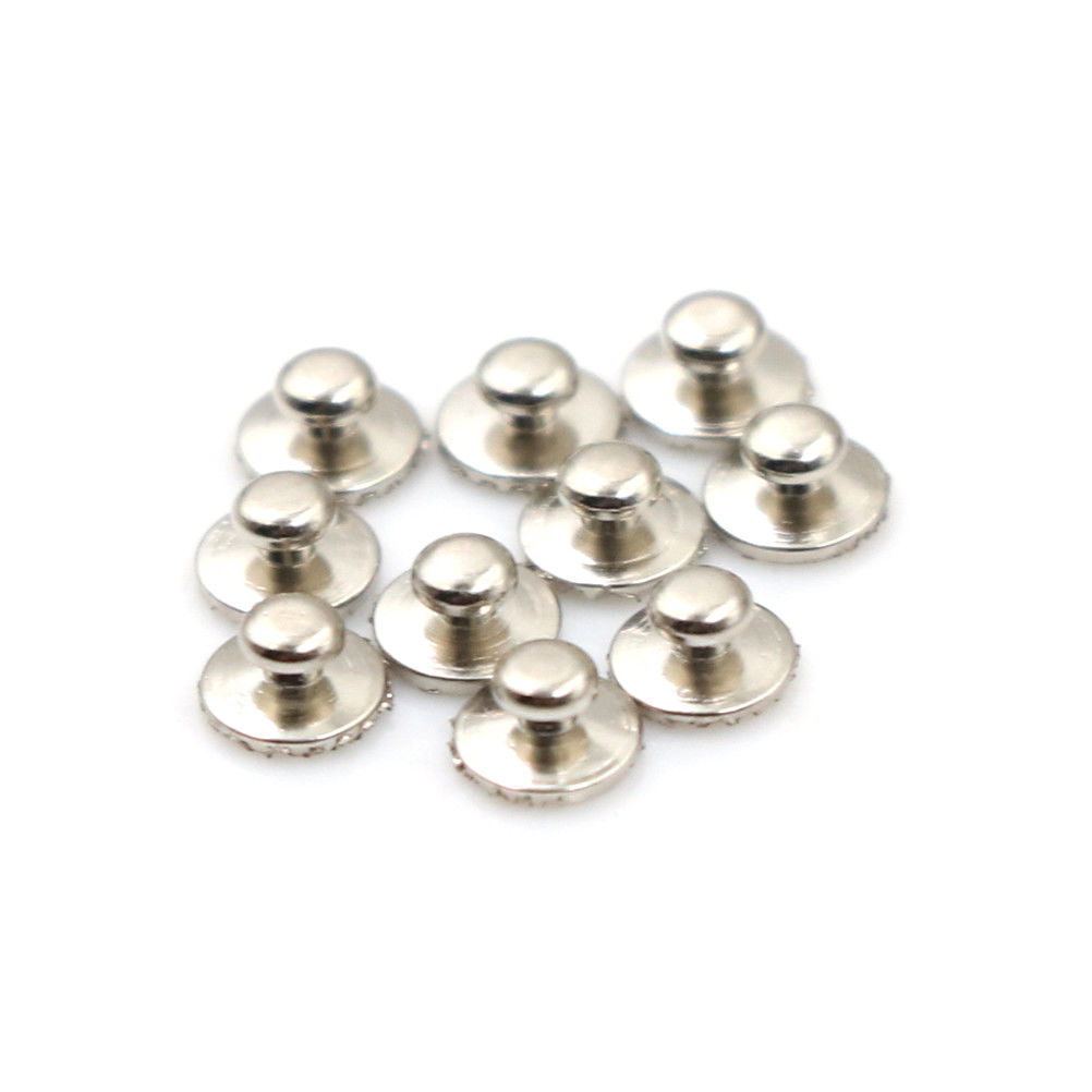 100 Pcs 10 Packs Dental Orthodontic Lingual Buttons for Bondable Round Base