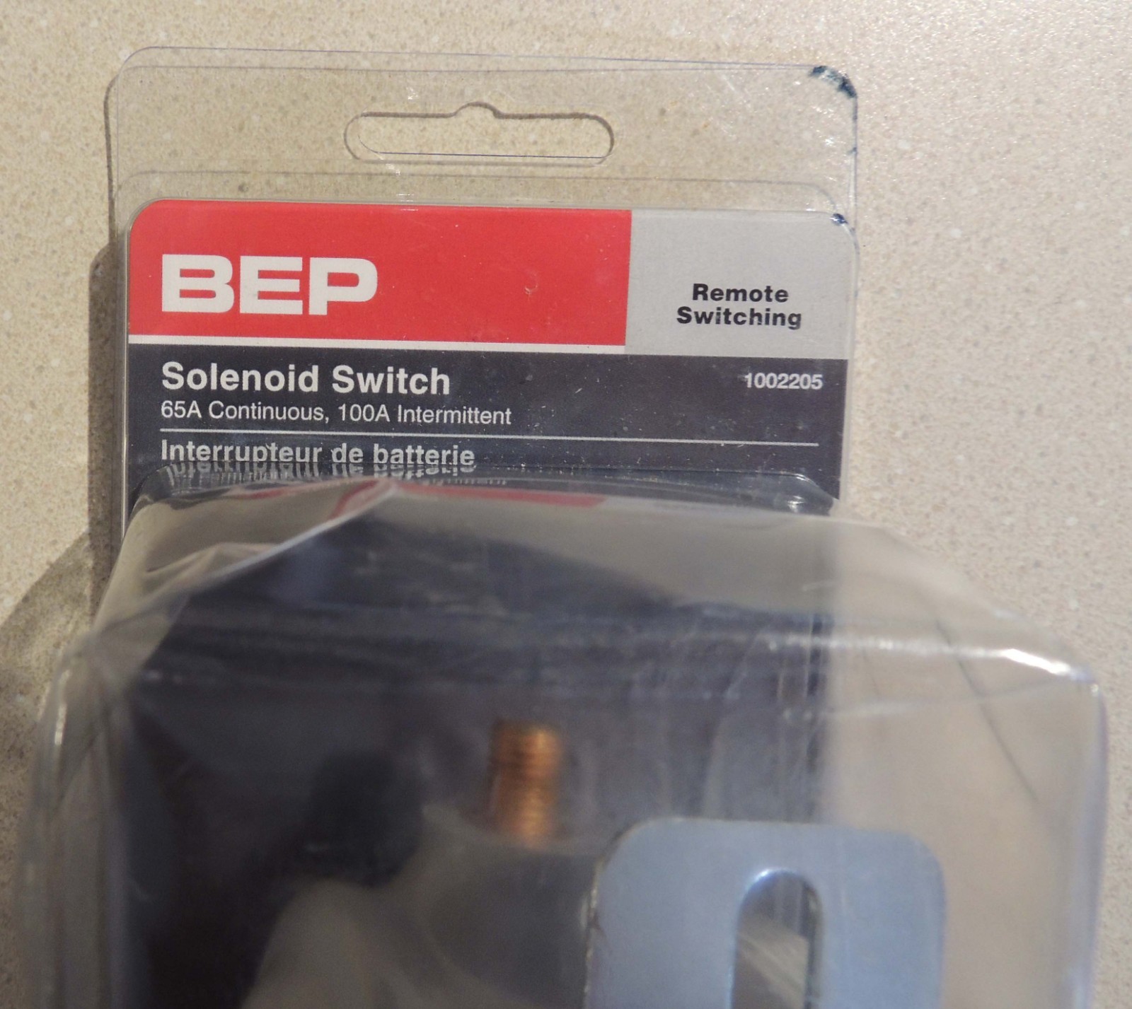 BEP COATED SOLENOID SWITCH 65Amp, 1002205, NEW, Sealed