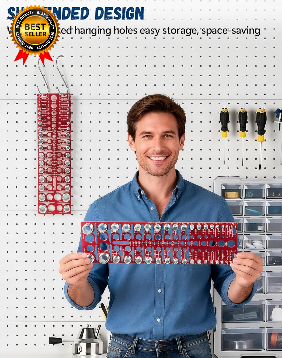 57 Nut and Bolt Thread Checker – Thread Checker Standard and Metric Bolt