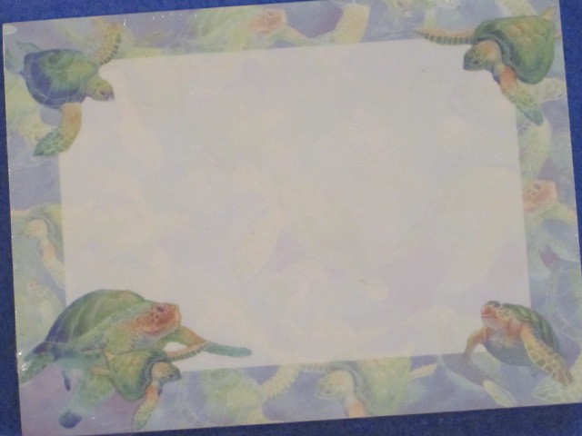 Aloha Stick ‘N Notes – 50 Sheets / Swimming Honu – Designed in Hawaii