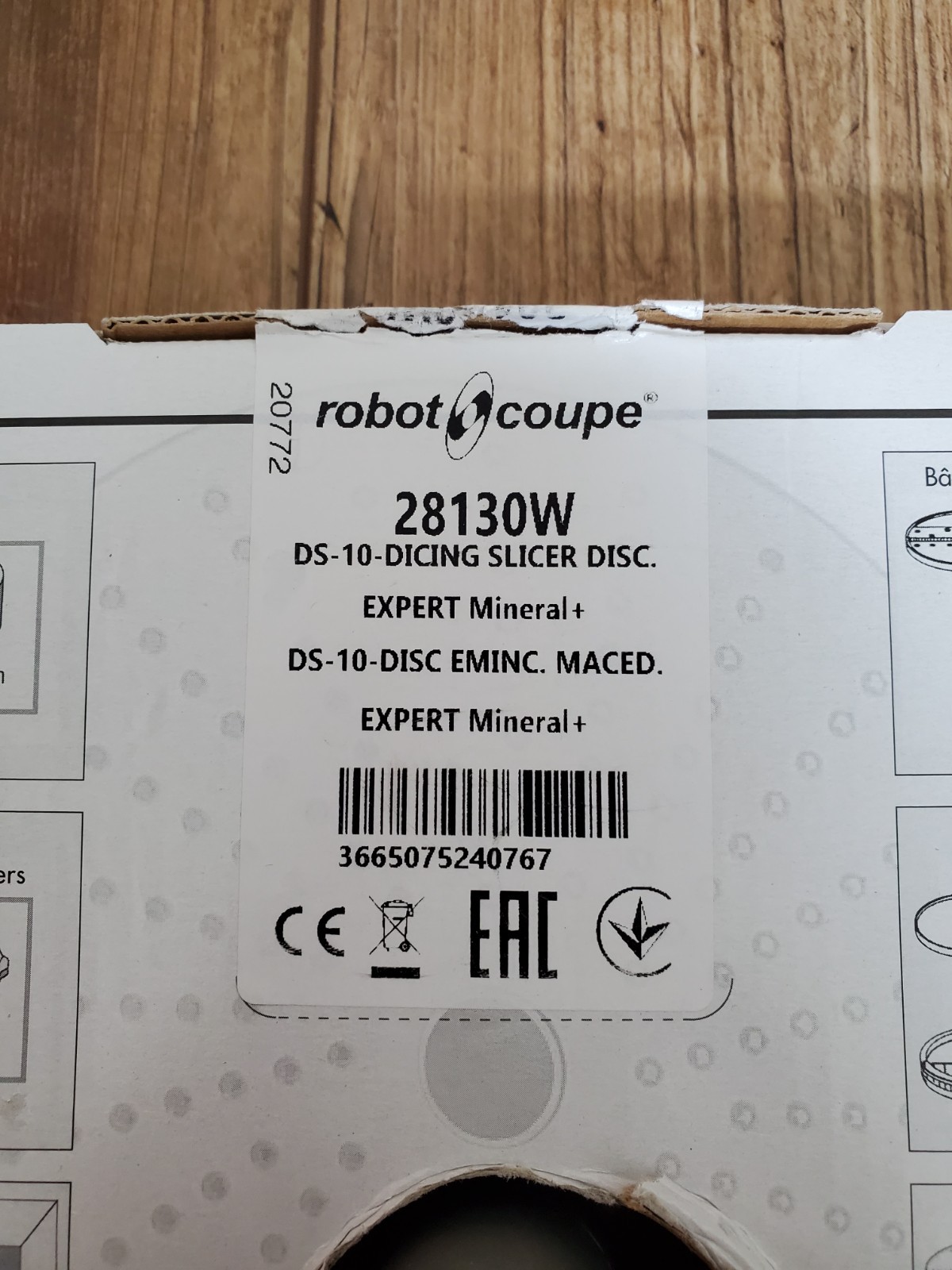 Genuine Robot Coupe Dicing Slicer Disc 10mm x 10mm (3/8” x 3/8”) – 28130W