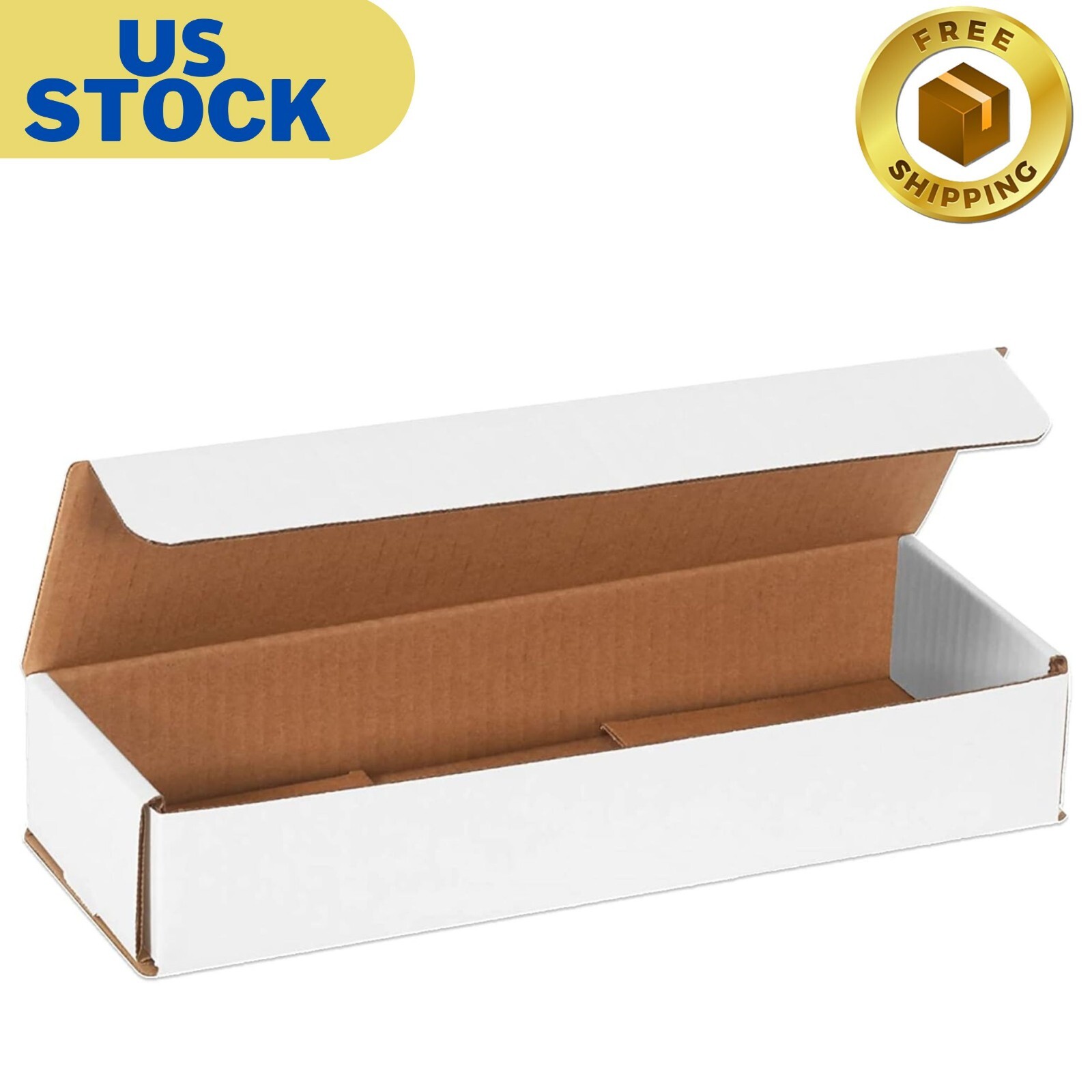 Shipping Boxes Small 12″L X 4″W X 2″H, 50-Pack | Corrugated Cardboard Box Mailer