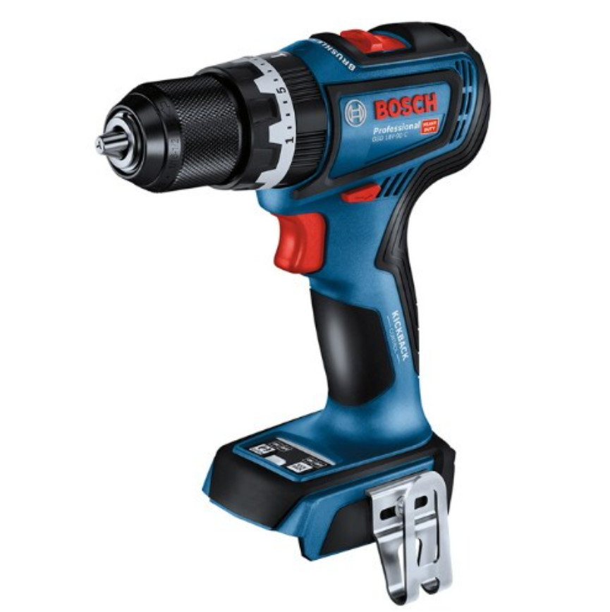 Bosch 18V-90 C Hammer Drill 18V BL 2100Rpm 29500bpm 64Nm 175mm 13mm 1.2kg Bare