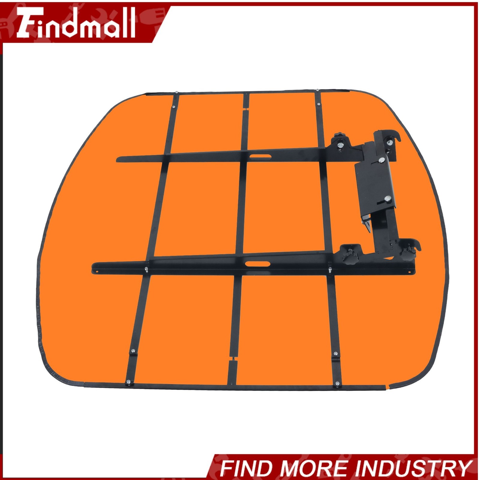 For Rops Canopy Mowers Tractor Umbrella 52″ X 52″ 2″ x 2″ or 2″ x 3″ Orange