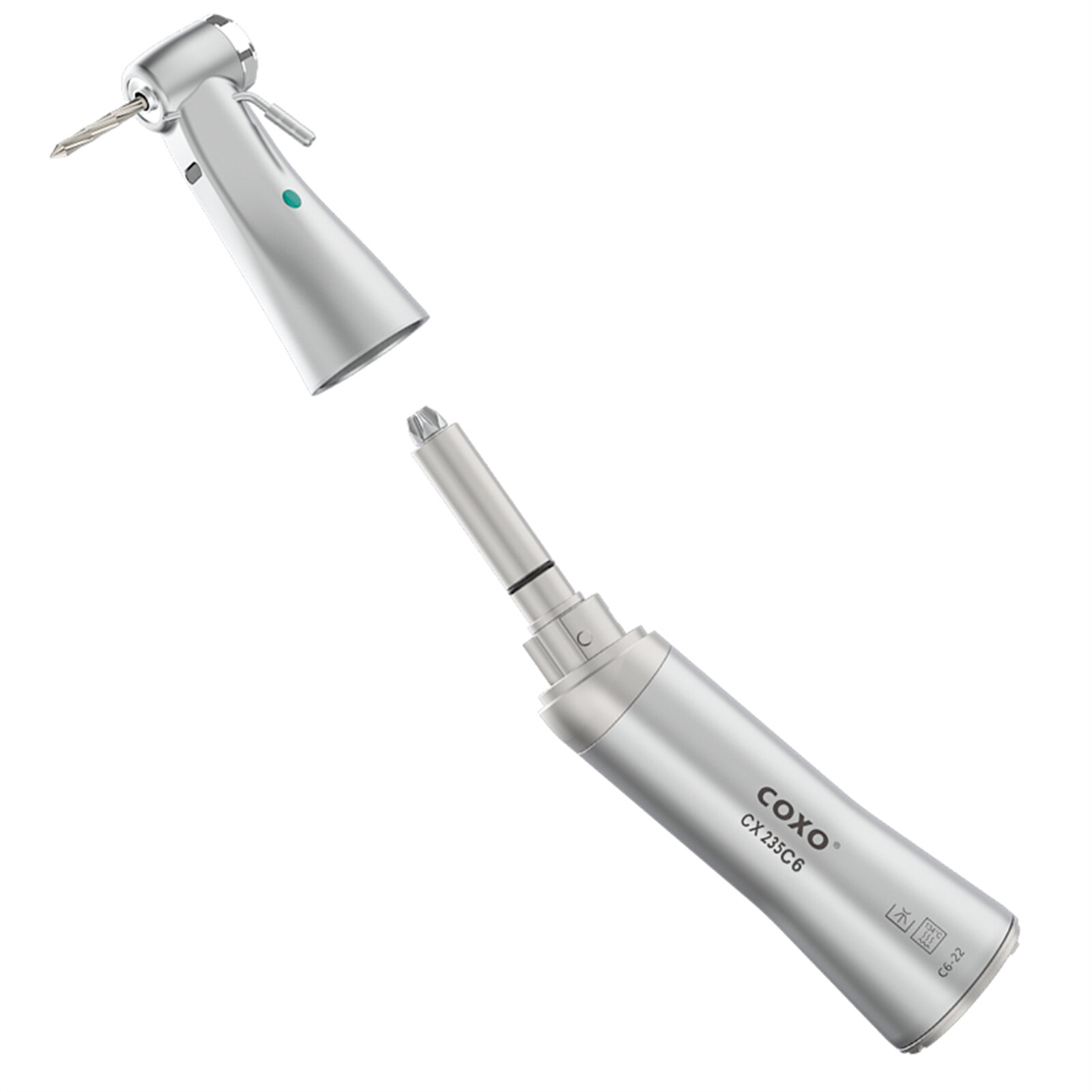 COXO Surgical Implant Low Speed Handpiece Dental Contra Angle 20:1 CX235C6-19